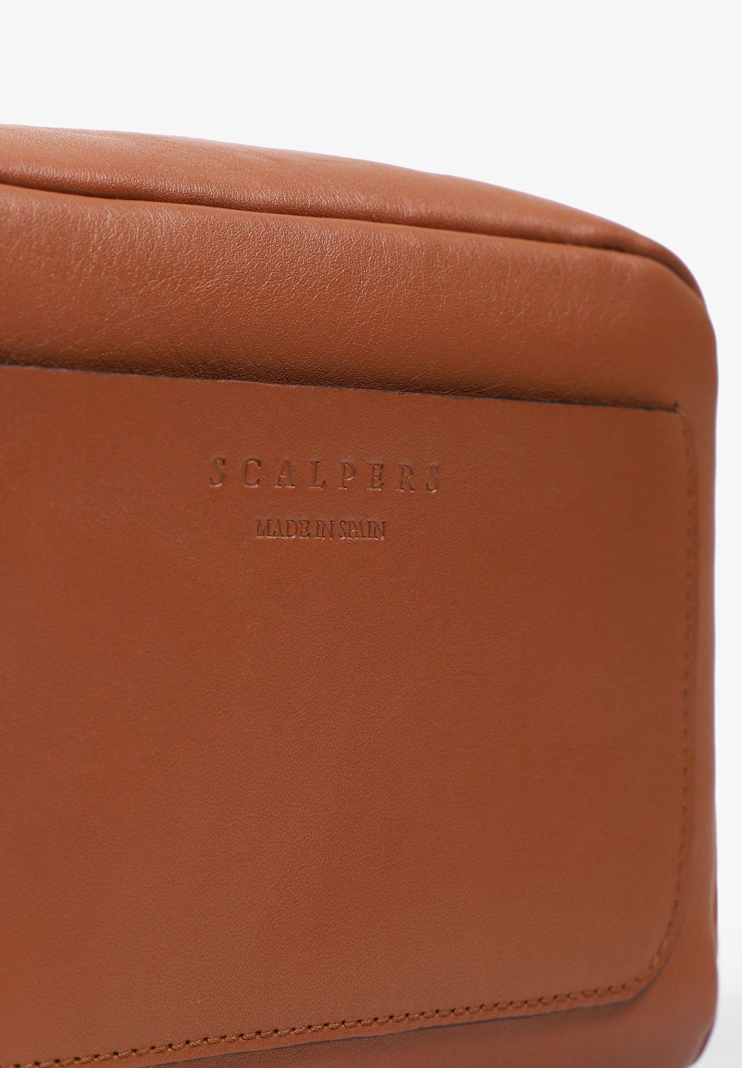 PLAIN LEATHER CROSSBODY BAG