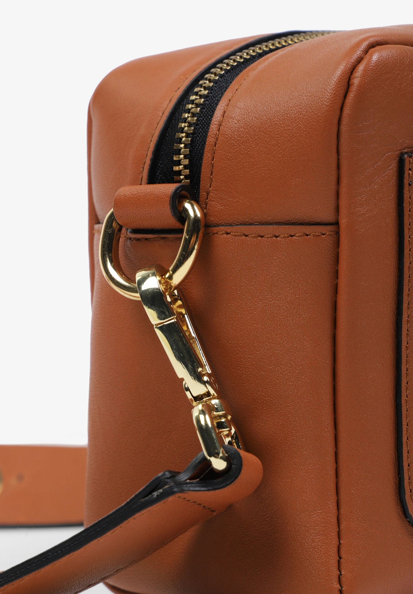 PLAIN LEATHER CROSSBODY BAG