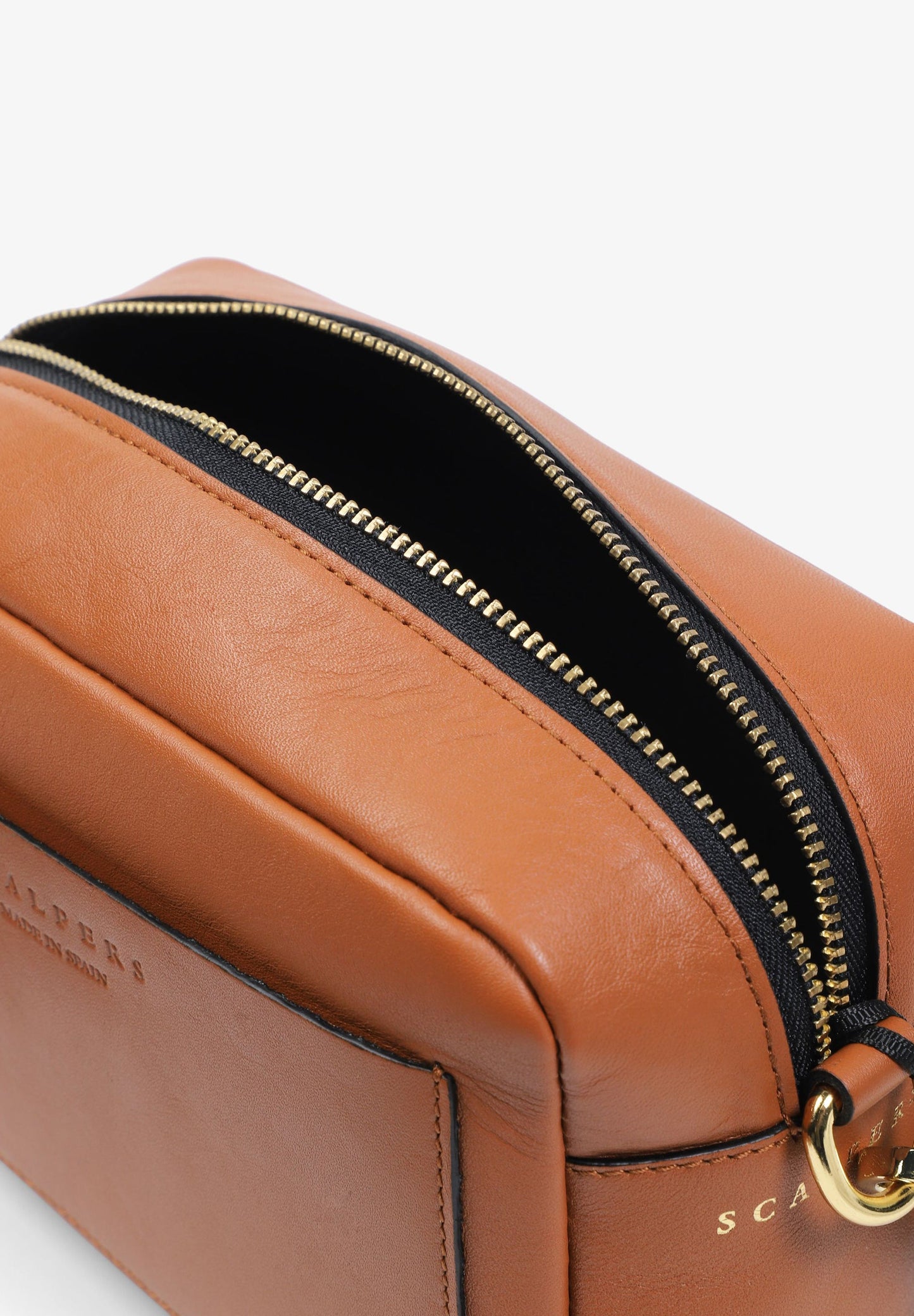 PLAIN LEATHER CROSSBODY BAG