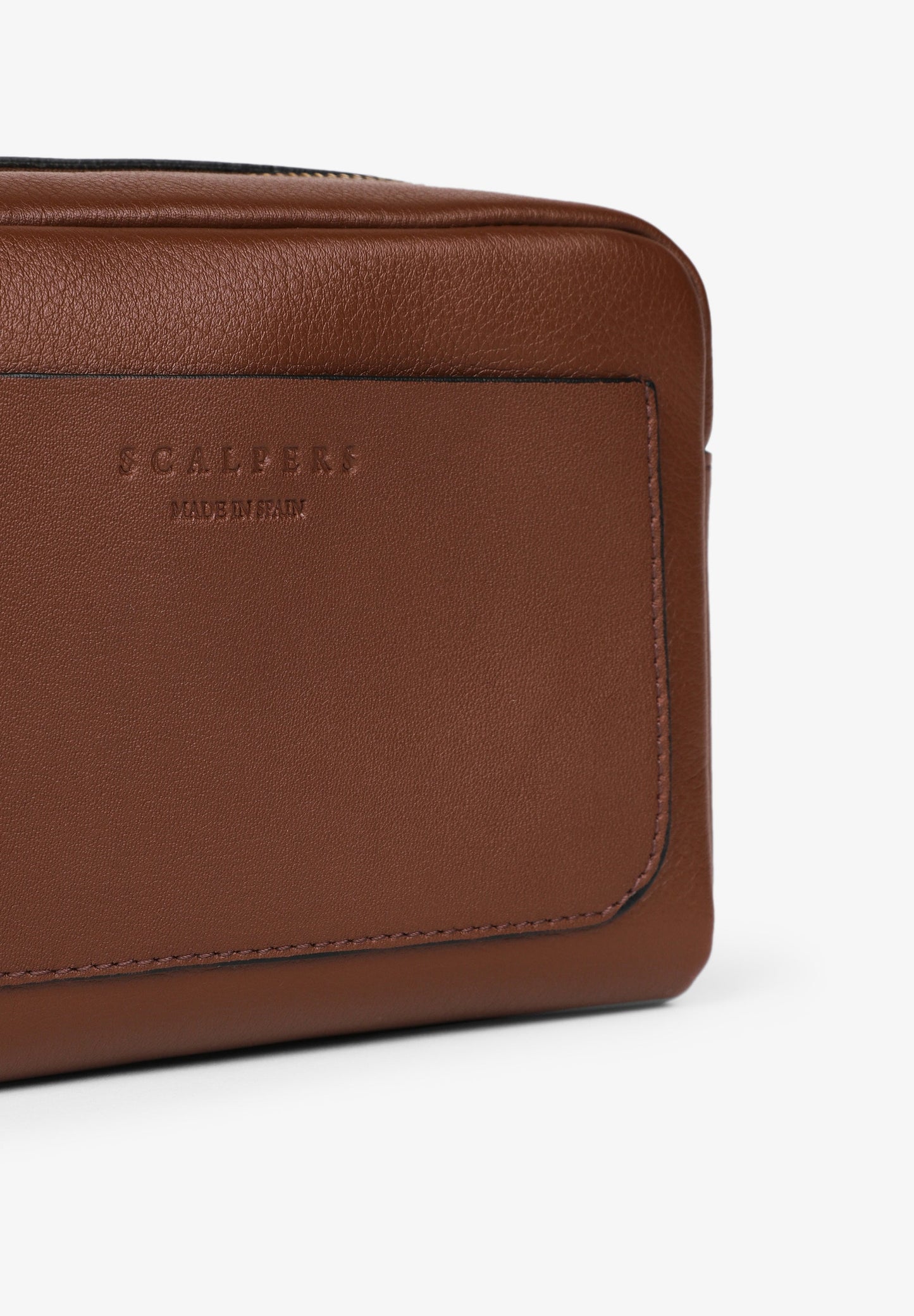 PLAIN LEATHER CROSSBODY BAG