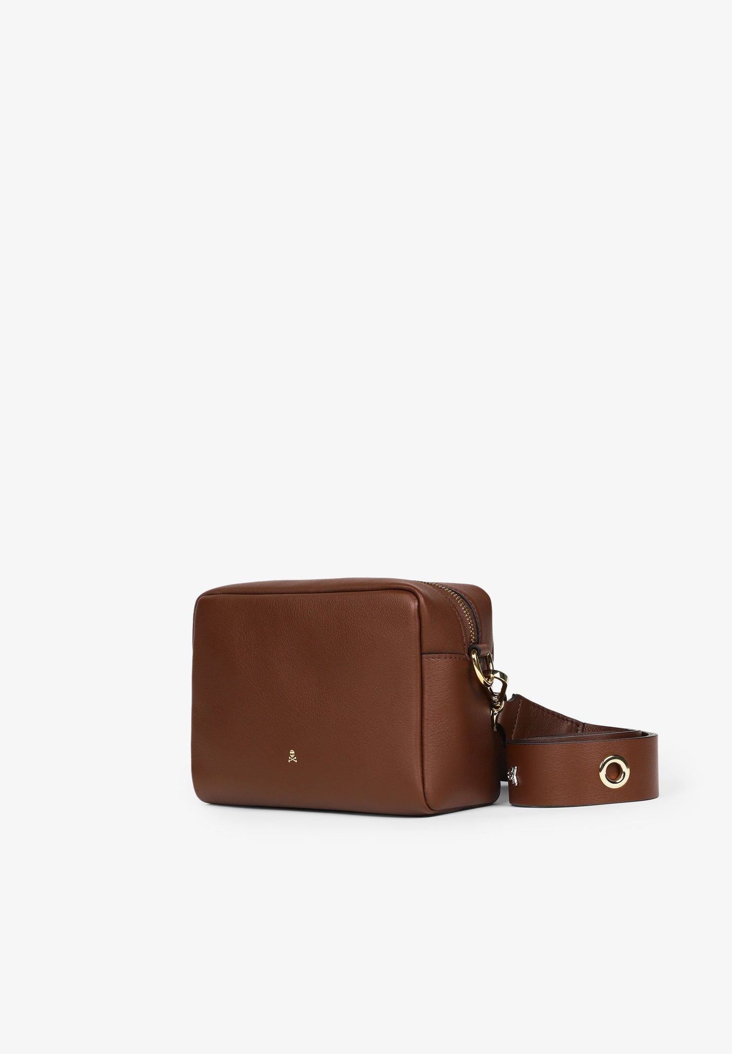 PLAIN LEATHER CROSSBODY BAG