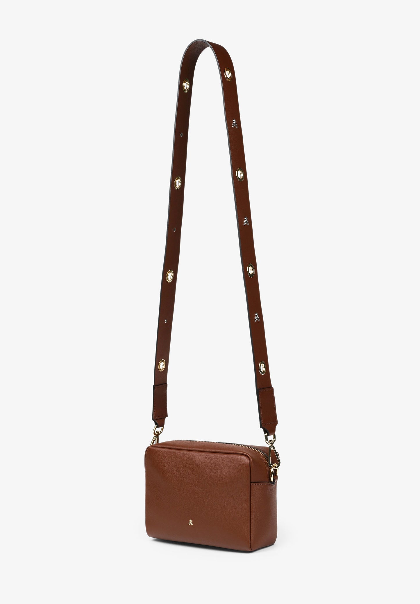 PLAIN LEATHER CROSSBODY BAG