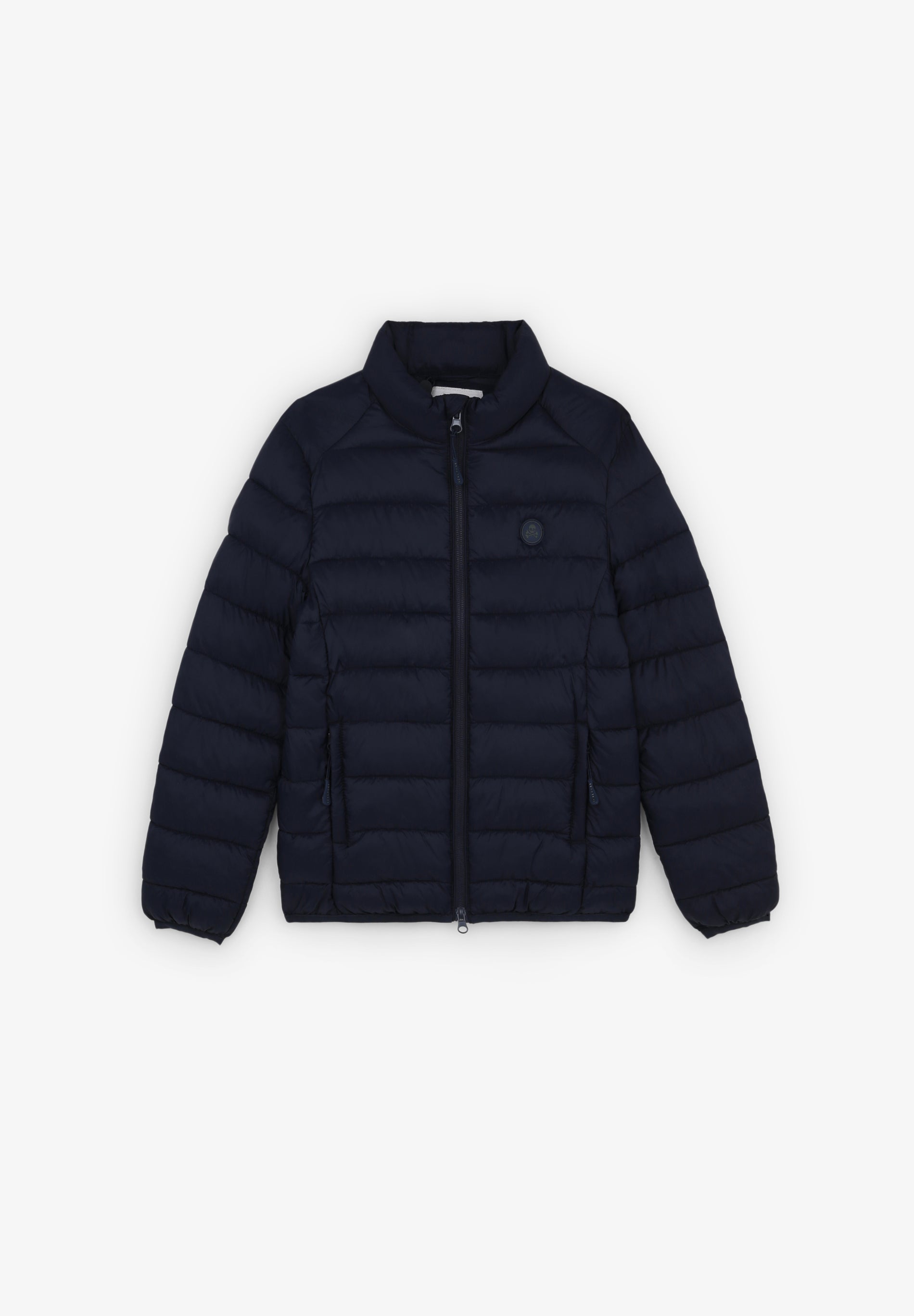 QUILTED JACKET WITH SKULL DETAIL