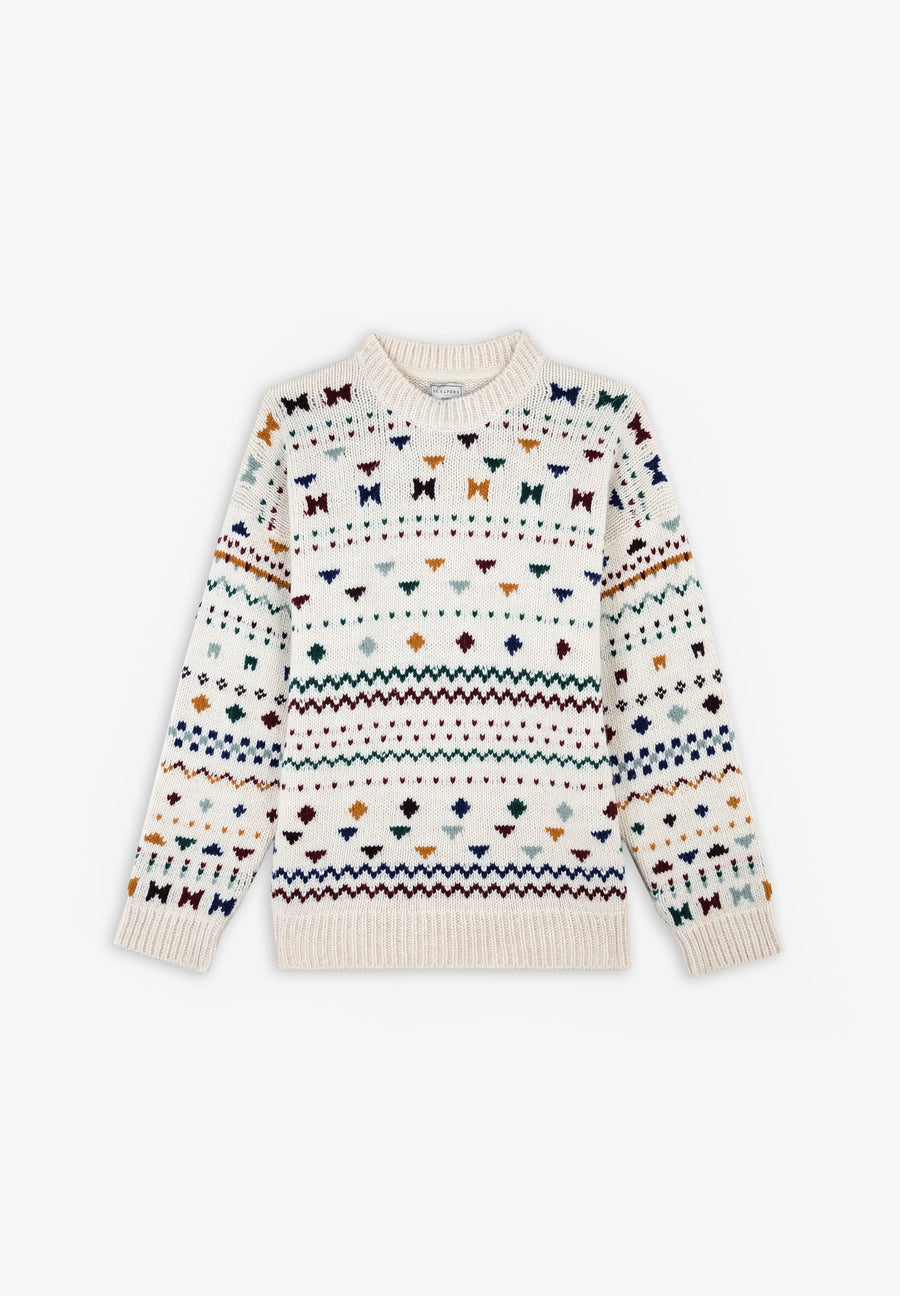 SWEATER WITH MOTIFS