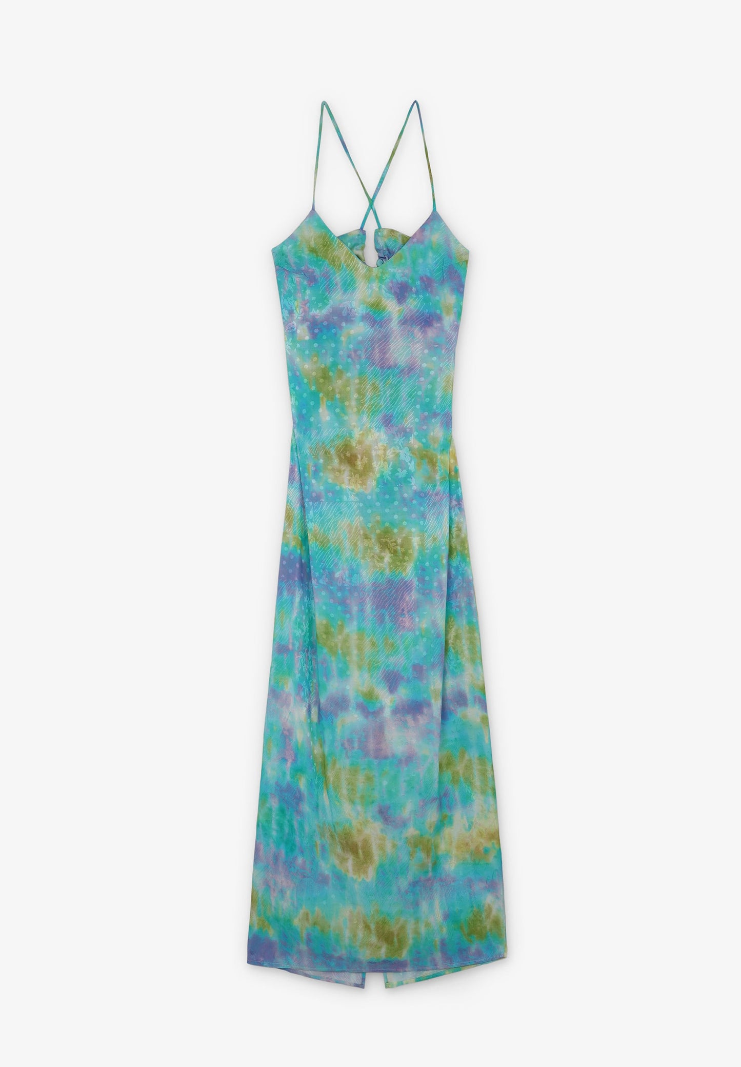 LONG TIE DYE DRESS