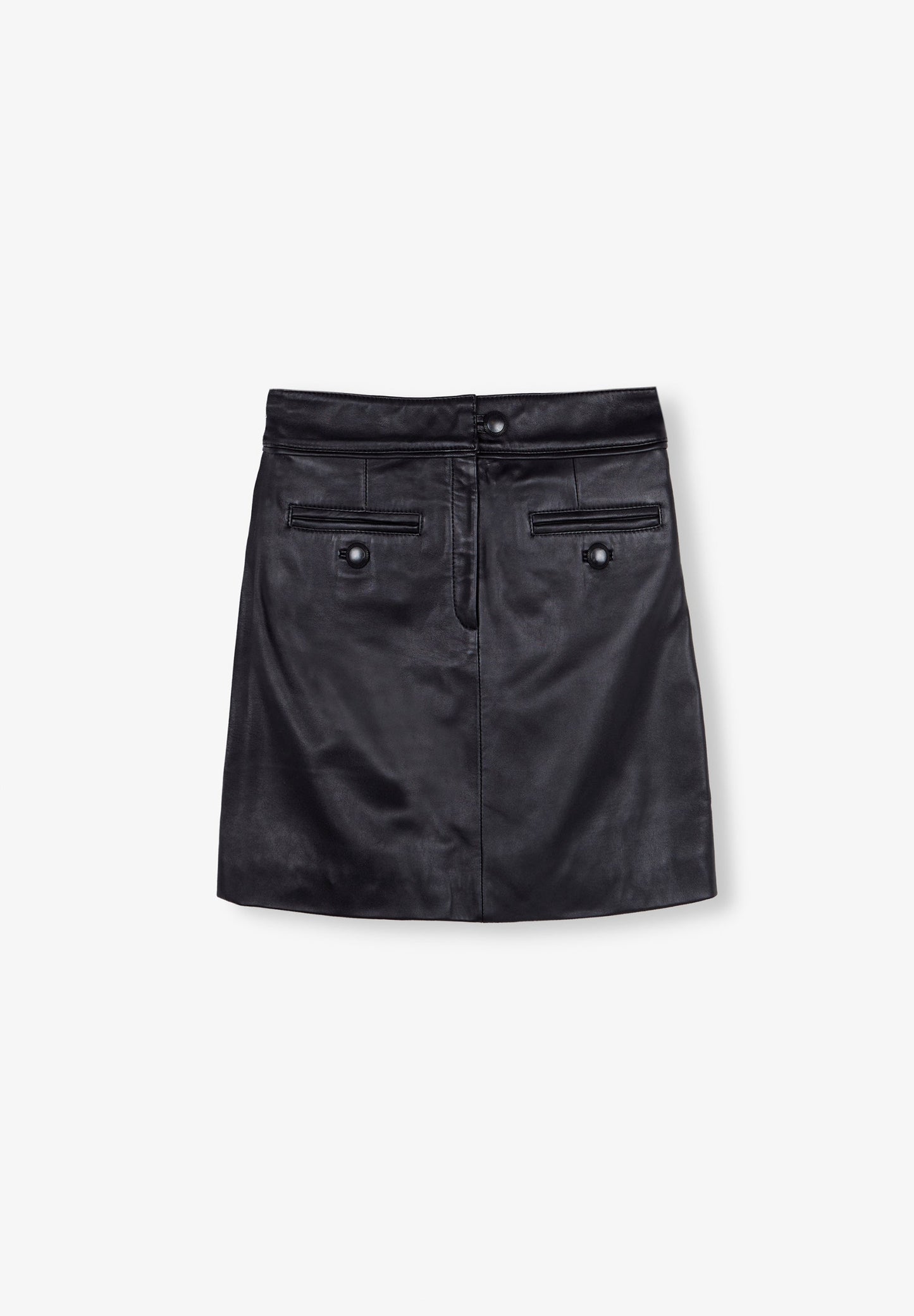 LEATHER MINI SKIRT