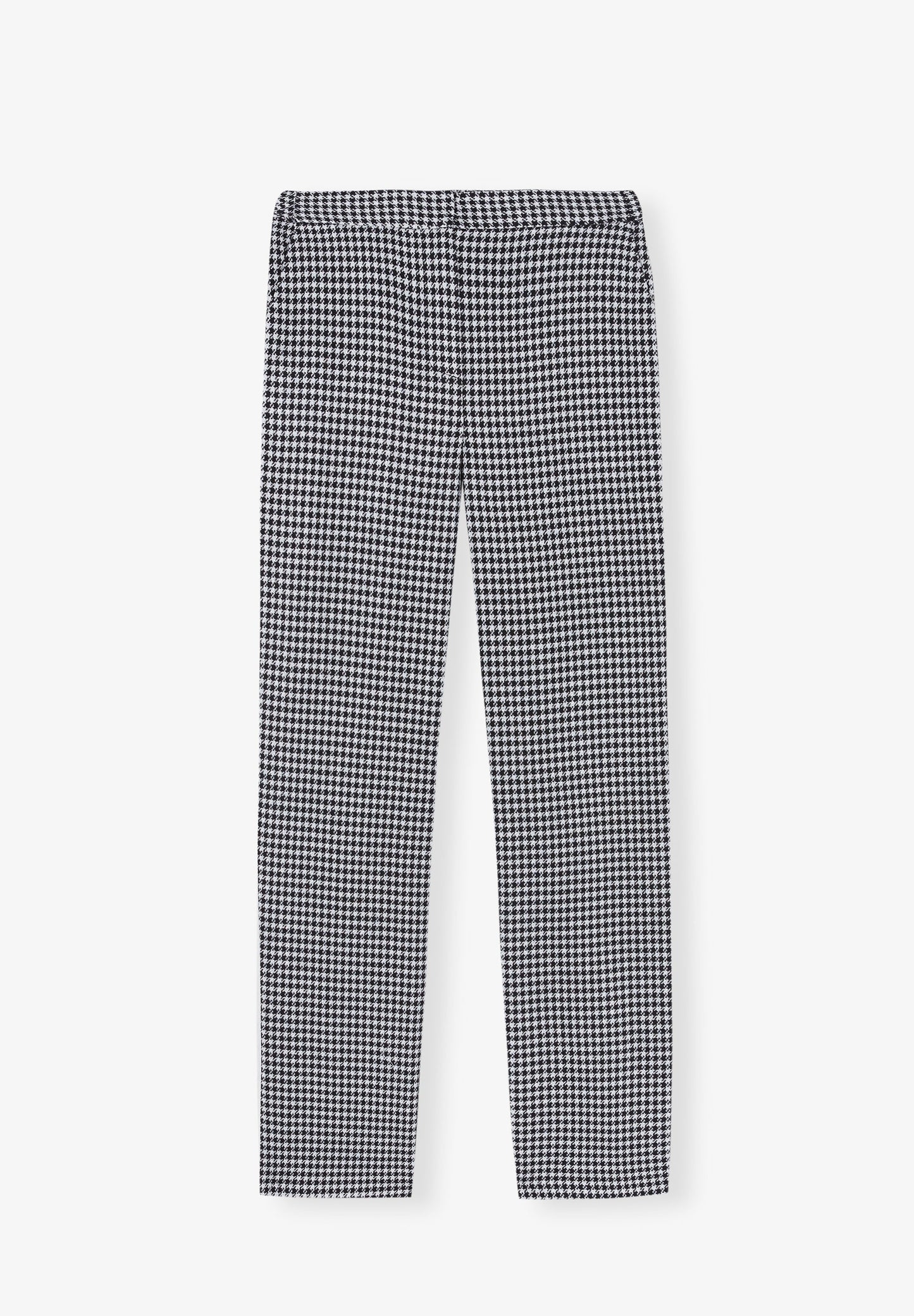 METALLIC CHECK TROUSERS