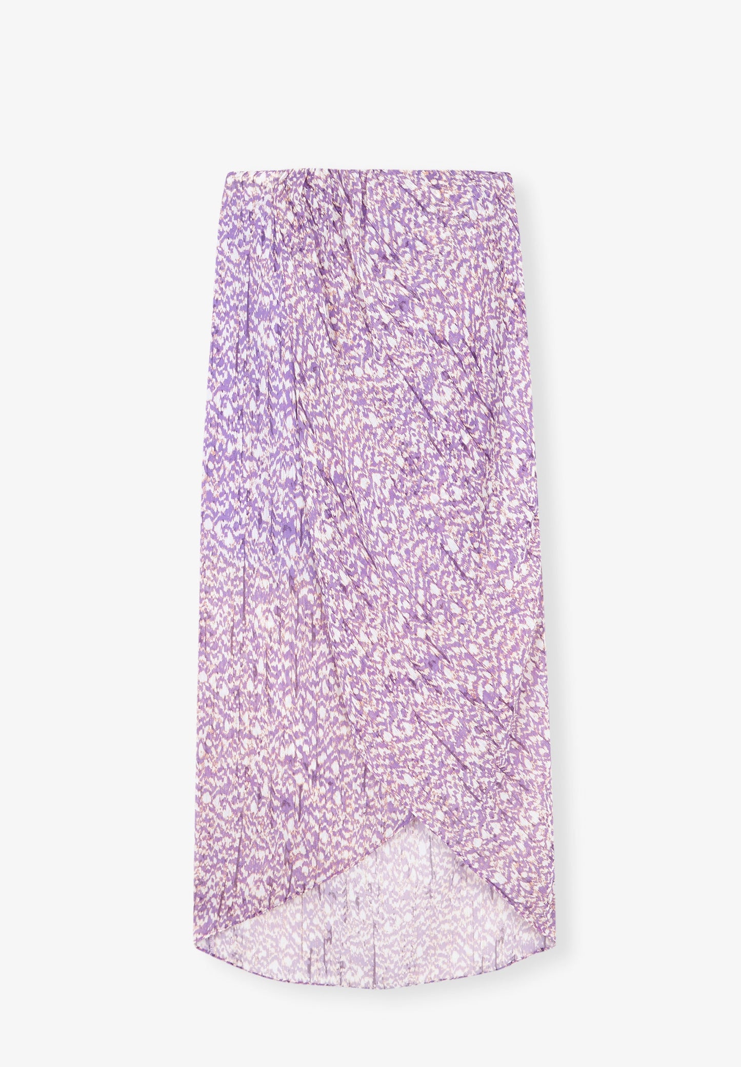 METALLIC PRINT SKIRT