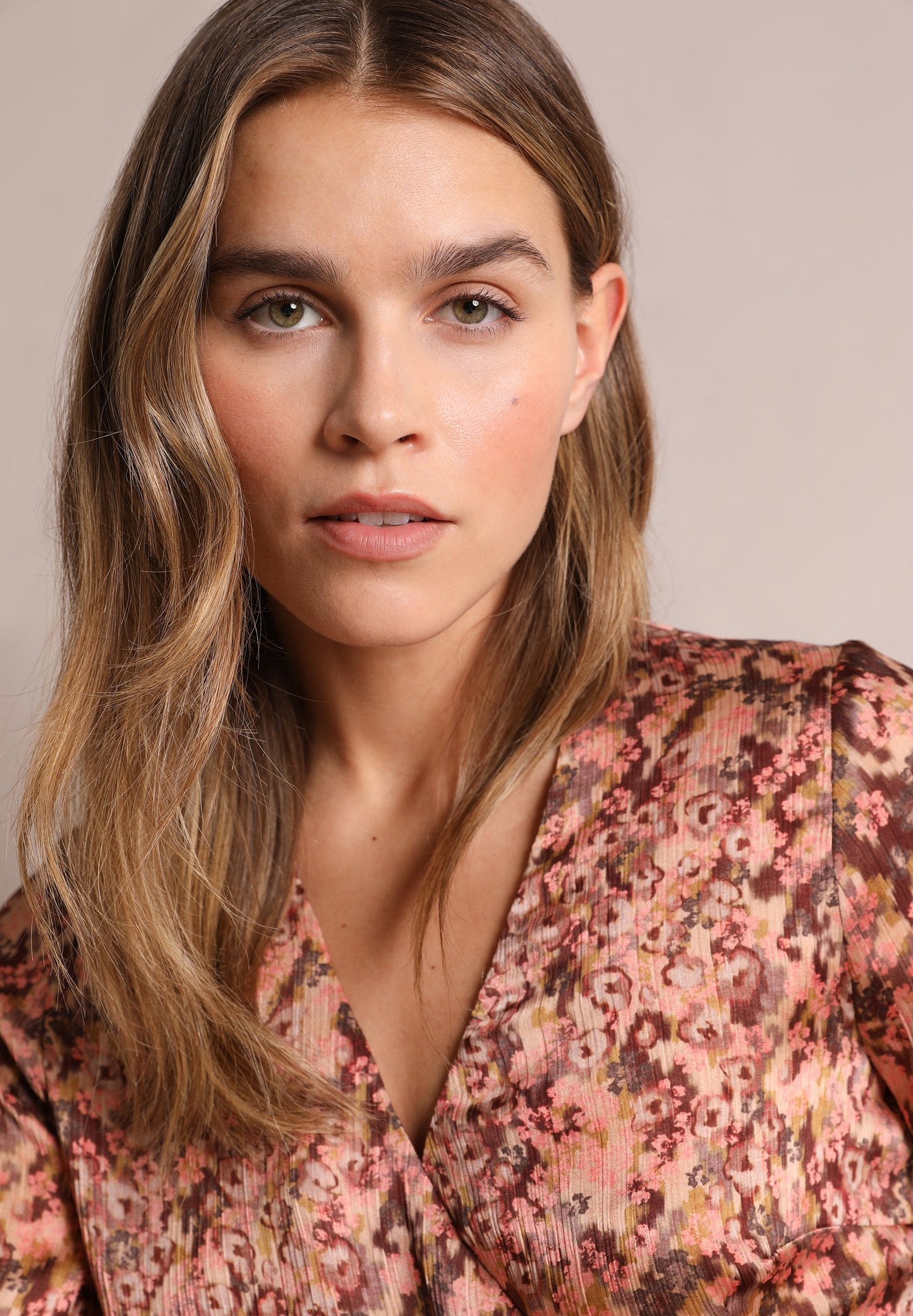 PRINTED CROSSOVER SHIRT