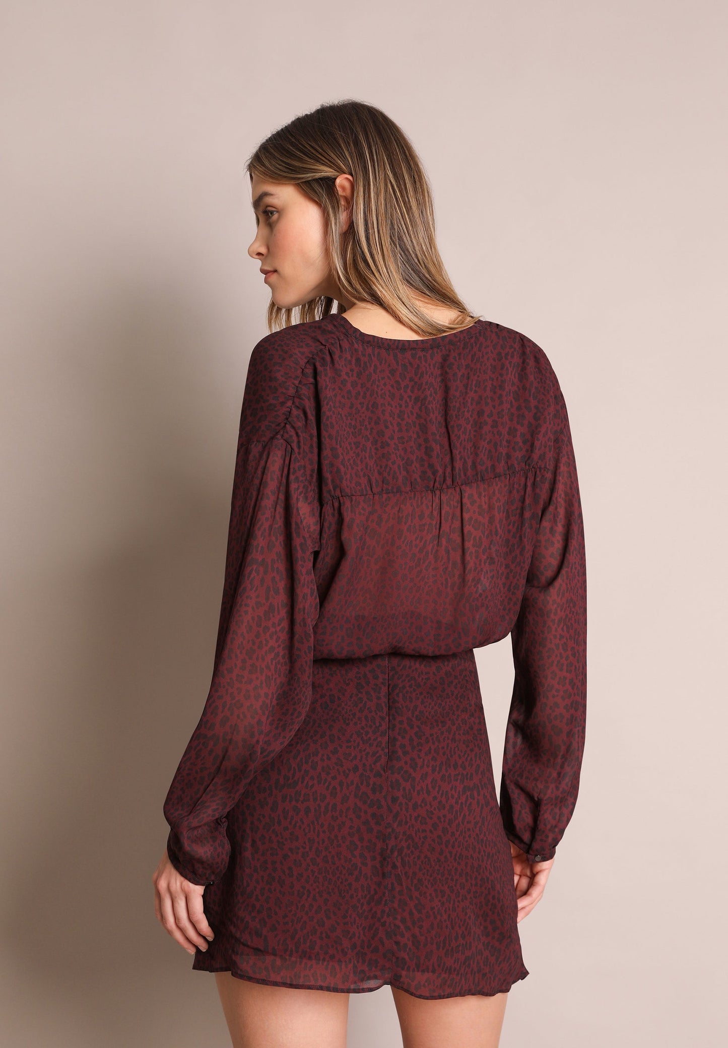 ANIMAL PRINT MINI SKIRT