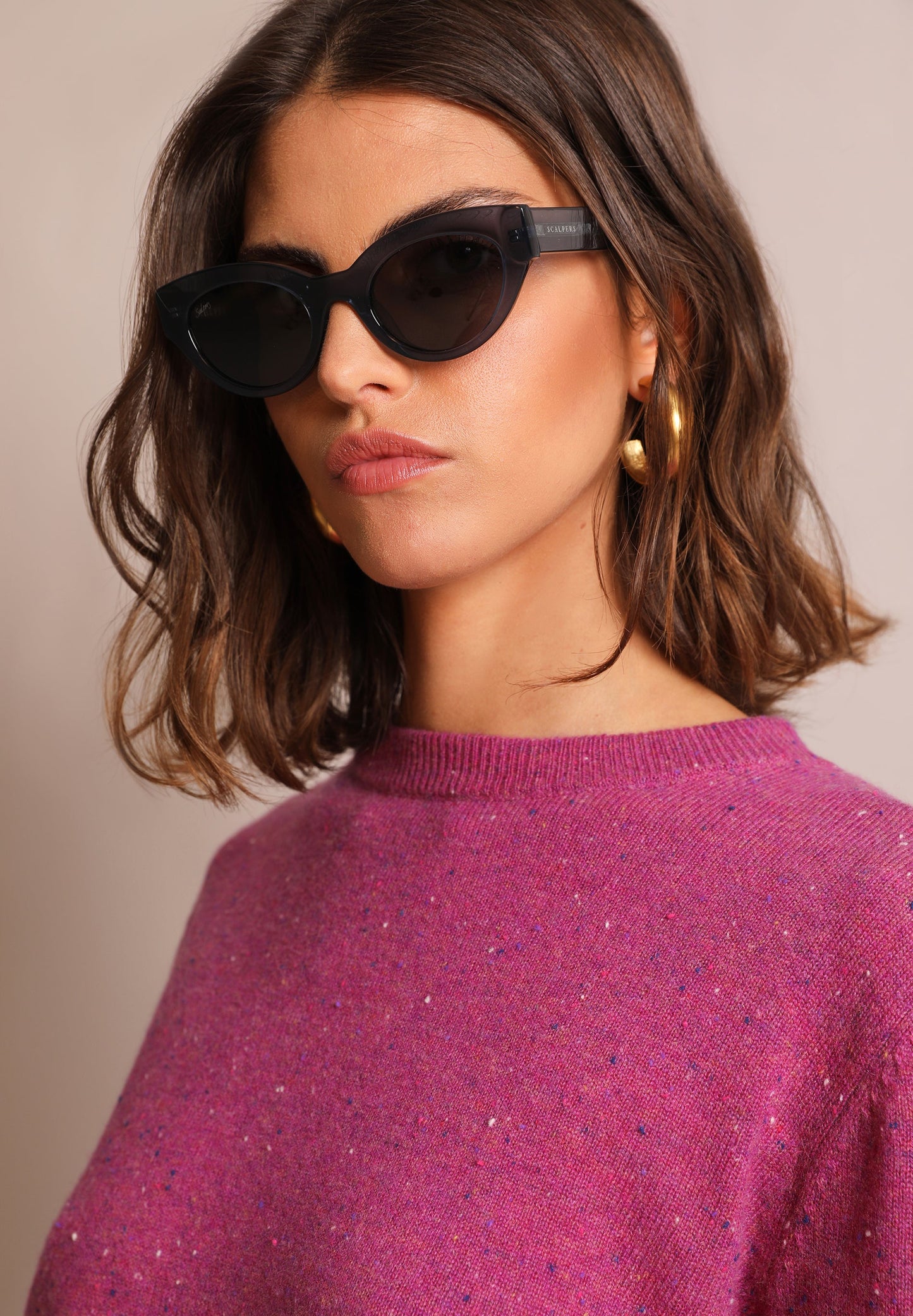 CASHMERE SWEATER WITH ROUND NECKLINE