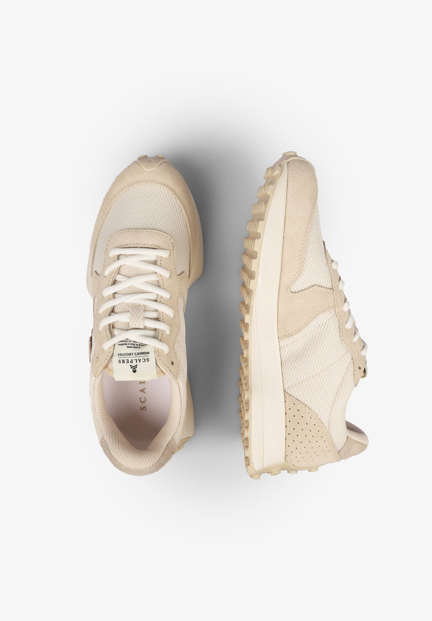 SKULL SNEAKERS WITH TRACK SOLE