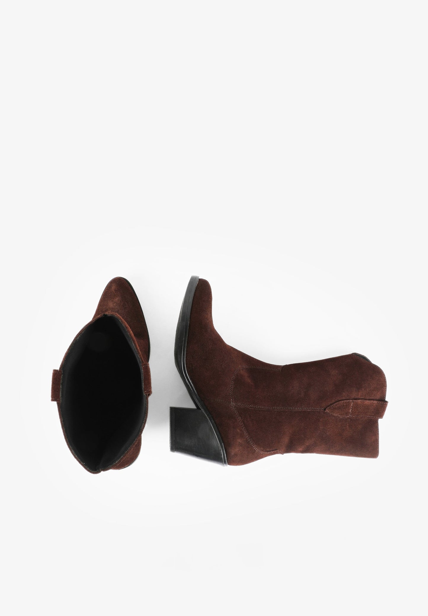 SPLIT SUEDE BOOTS