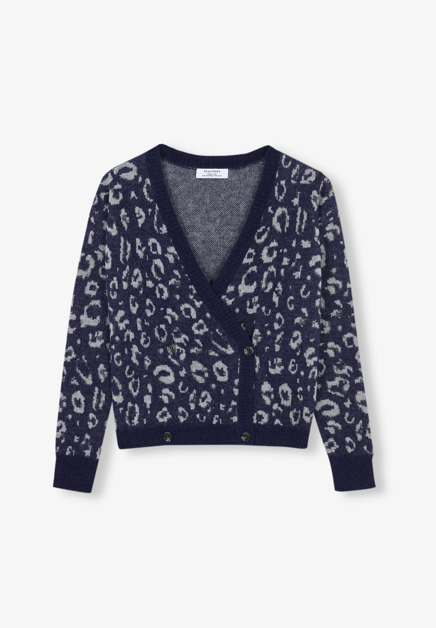 ANIMAL PRINT CARDIGAN