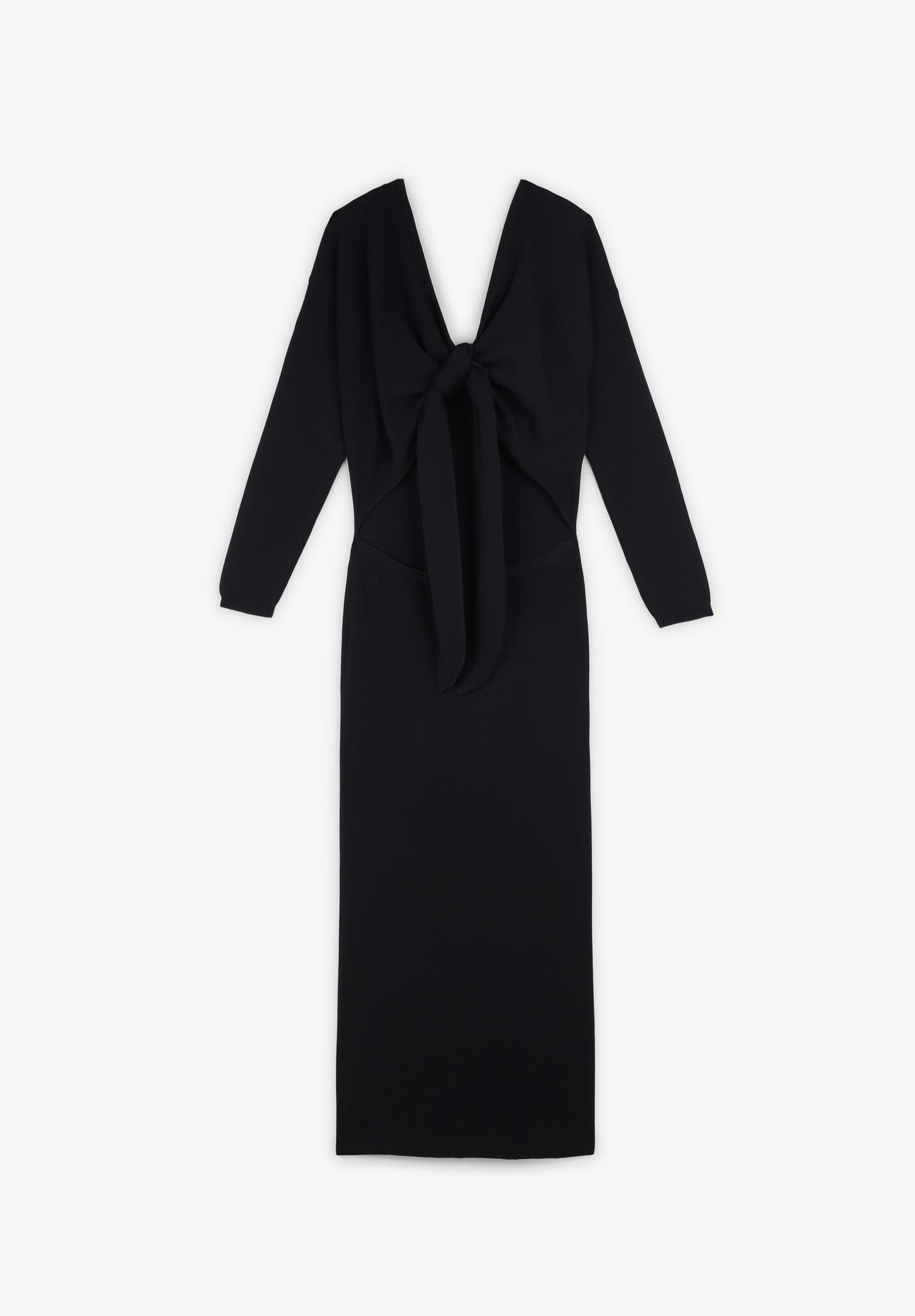 KNIT DRESS WITH BOW