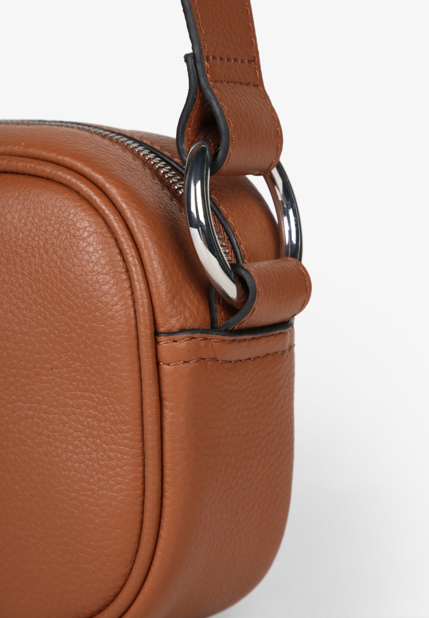 LEATHER CROSSBODY BAG WITH SKULL