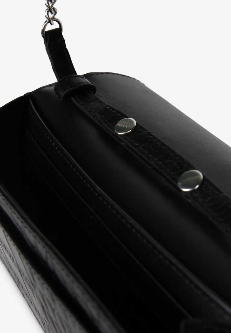 LEATHER MULTI-POSITION CLUTCH BAG