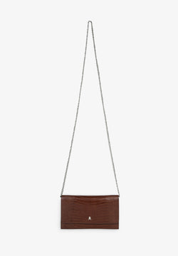 LEATHER MULTI-POSITION CLUTCH BAG