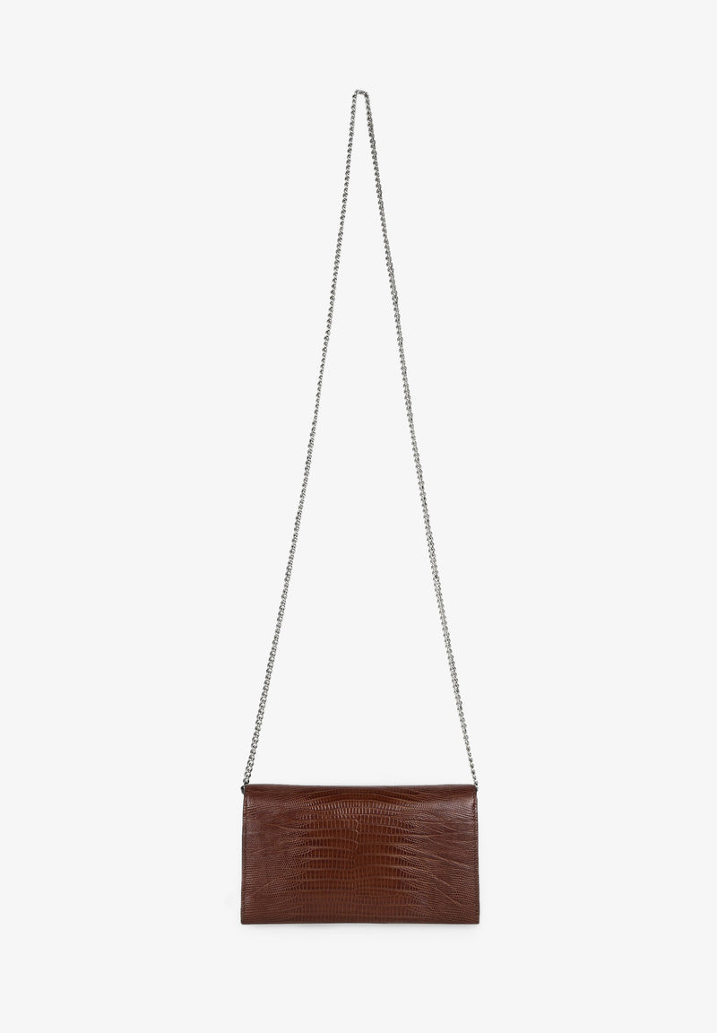LEATHER MULTI-POSITION CLUTCH BAG
