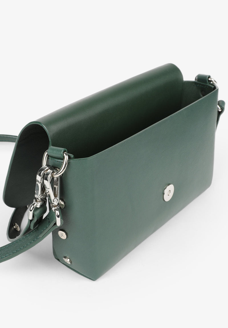 MINI FLAT LEATHER BAG