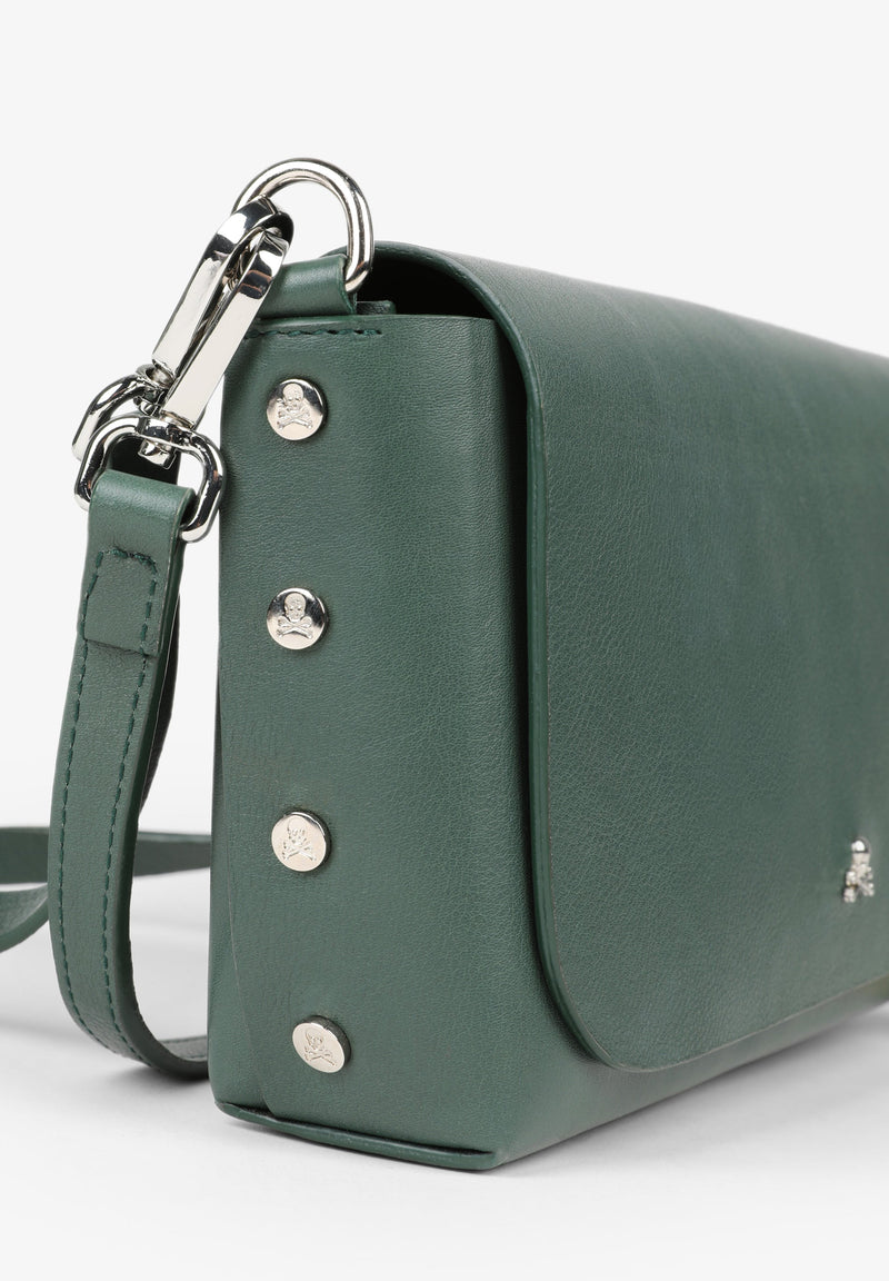 MINI FLAT LEATHER BAG