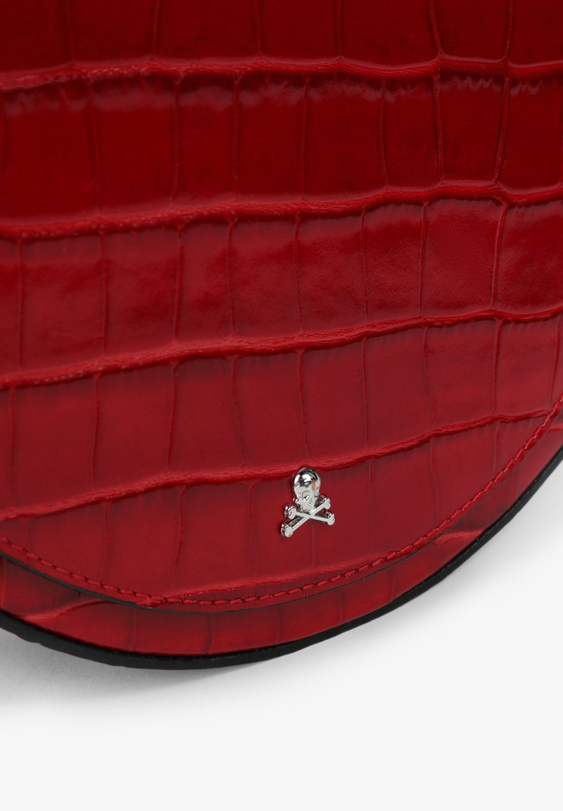 LEATHER BAG WITH CHAIN