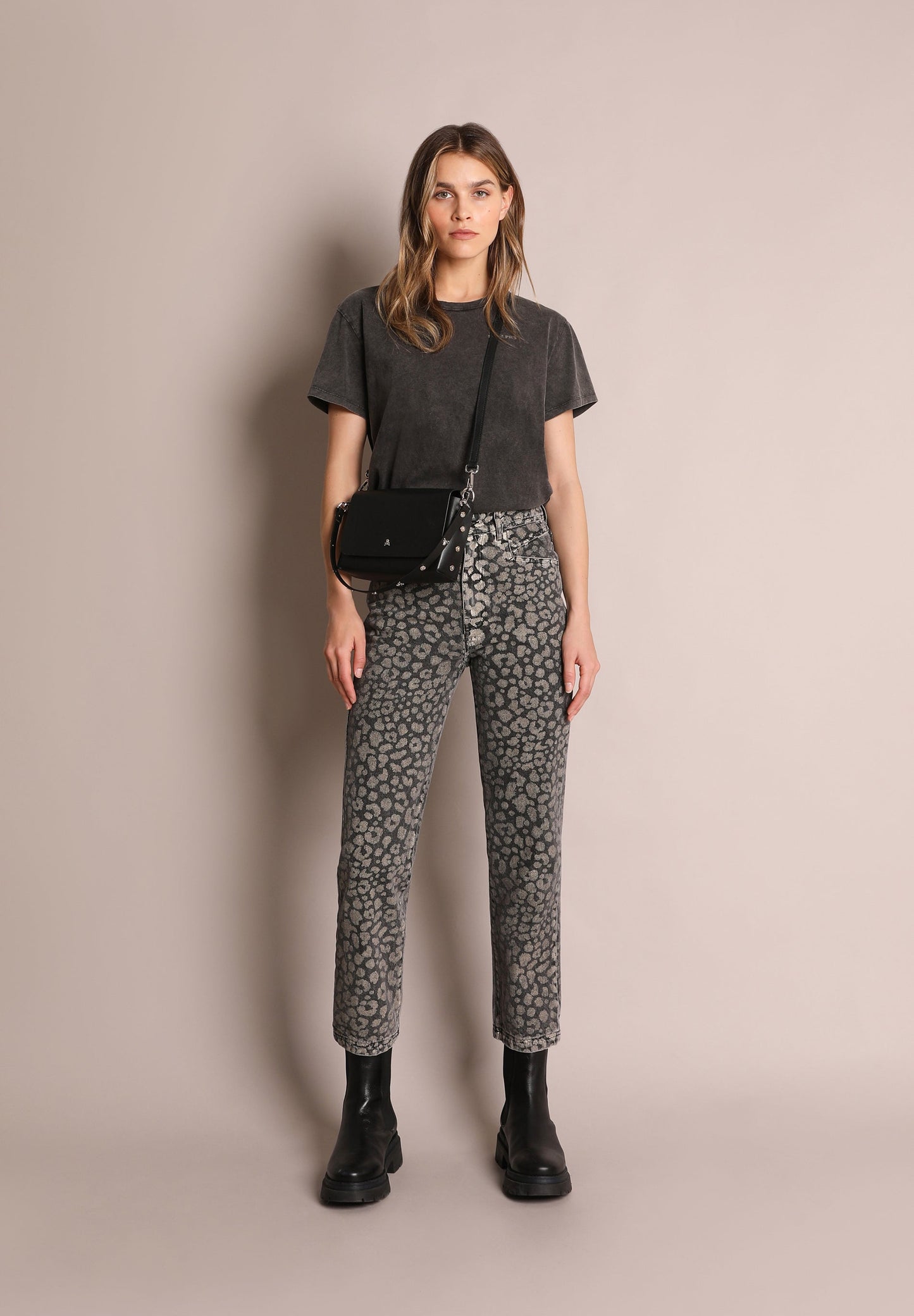 ANIMAL PRINT JEANS
