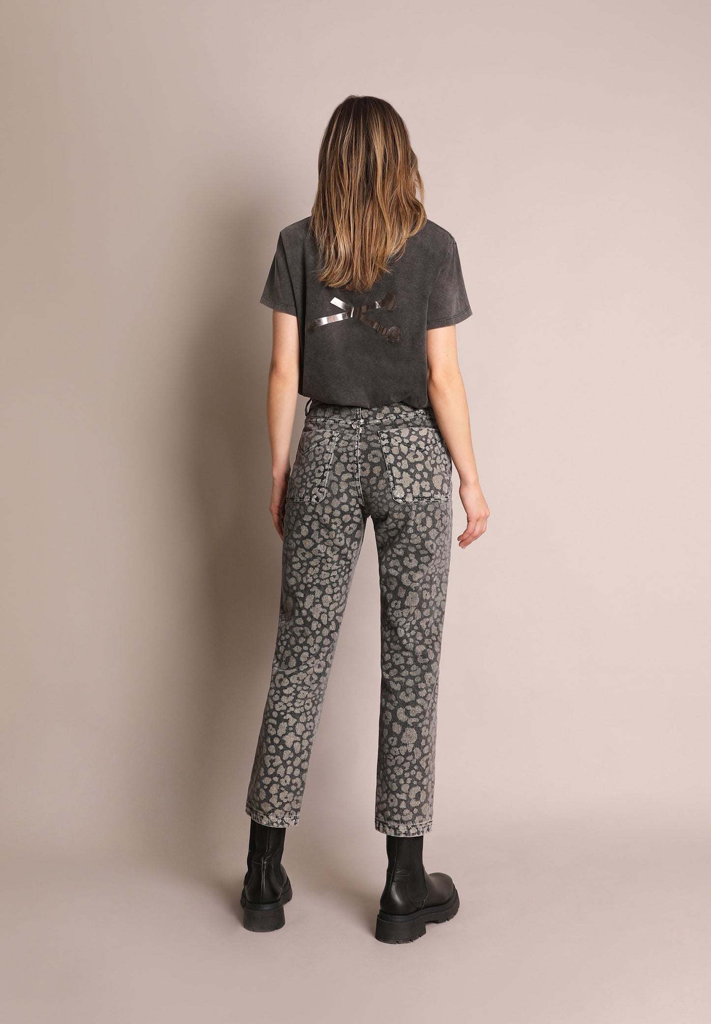 ANIMAL PRINT JEANS