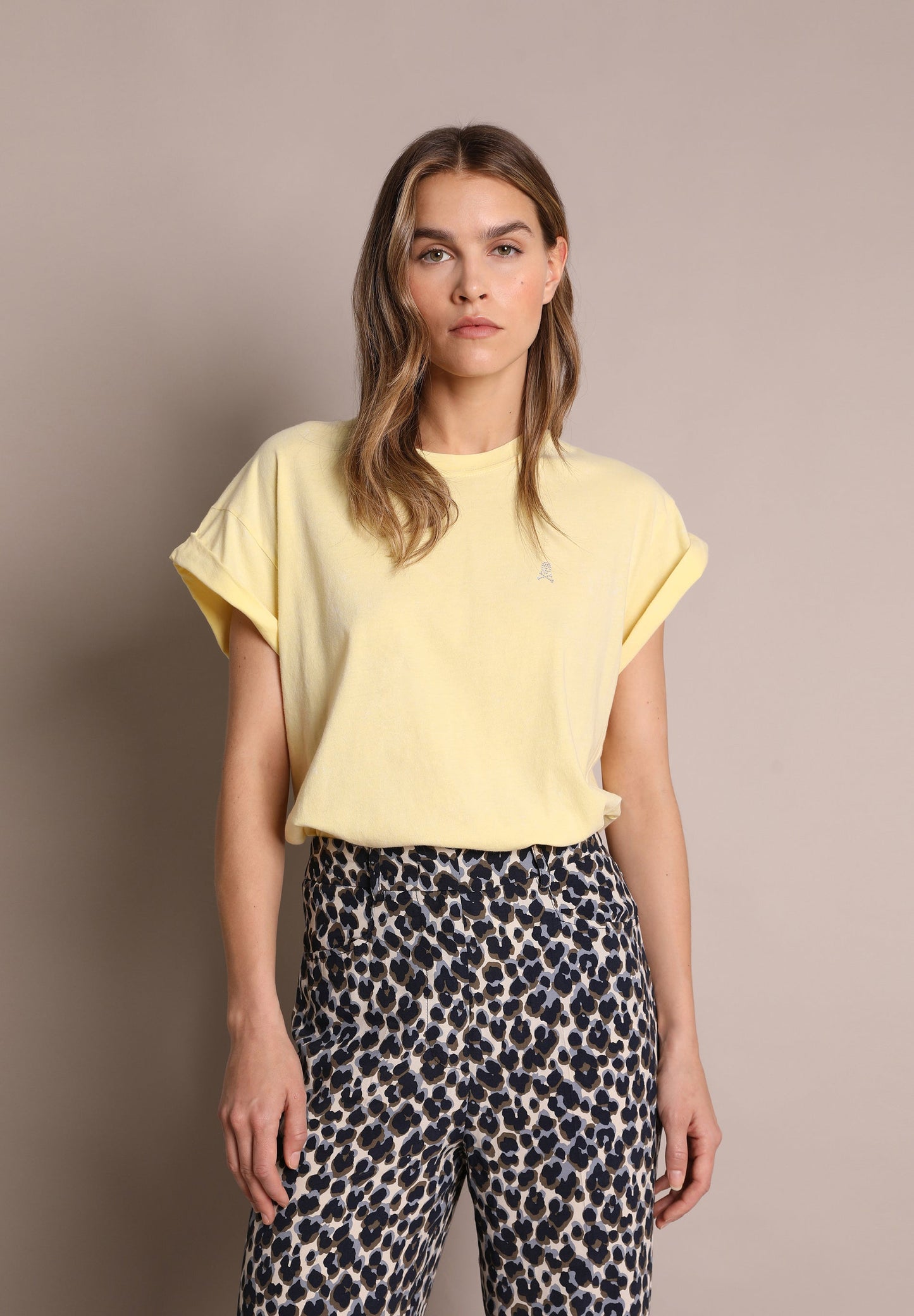 RHINESTONE SKULL MINI T-SHIRT