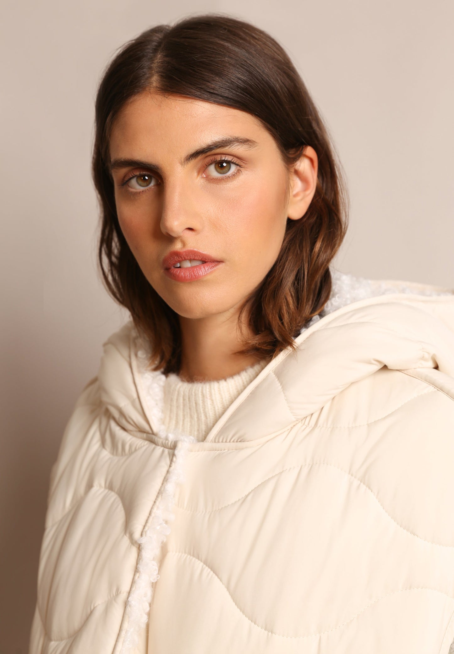 LONG SHEARLING WAISTCOAT