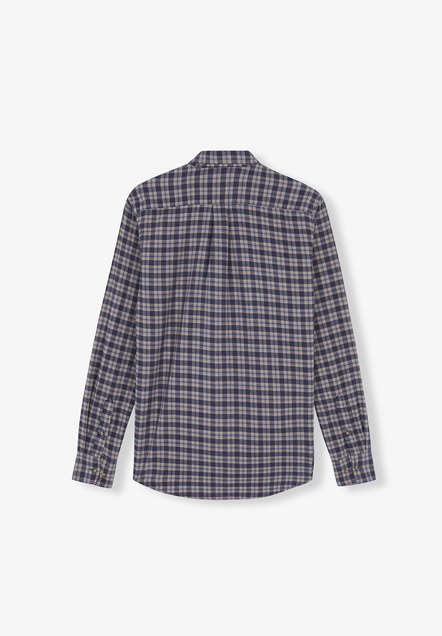 CHECK SHIRT WITH A BUTTON-DOWN COLLAR