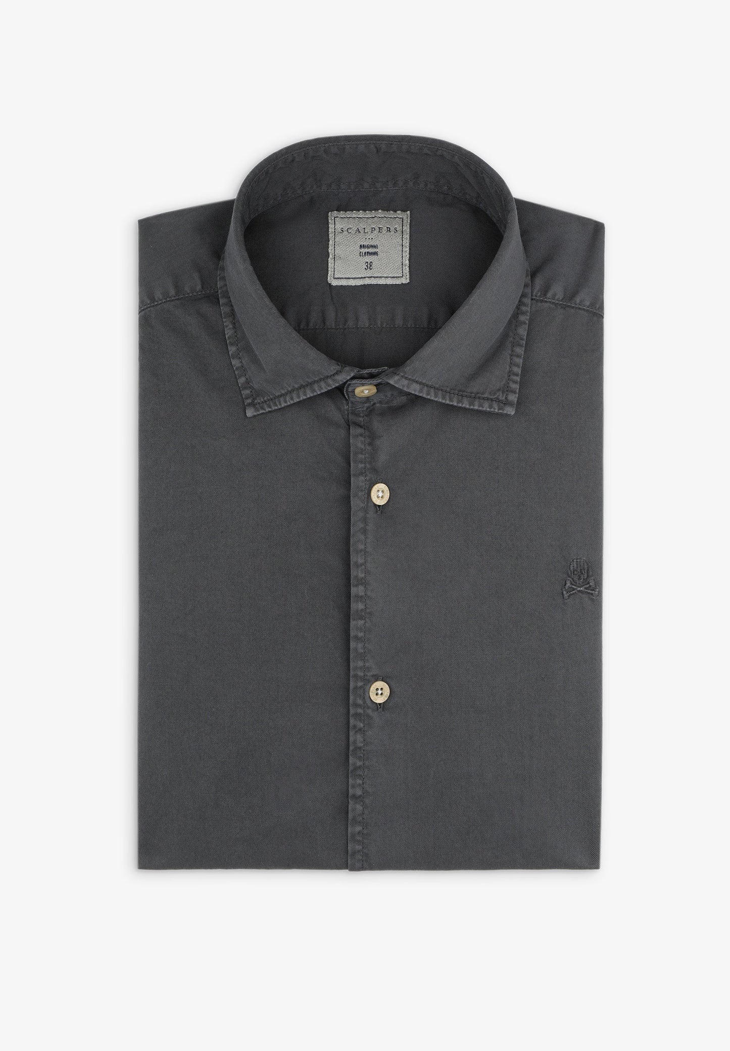 FADED SHIRT WITH SKULL