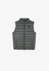 QUILTED GILET WITH SKULL