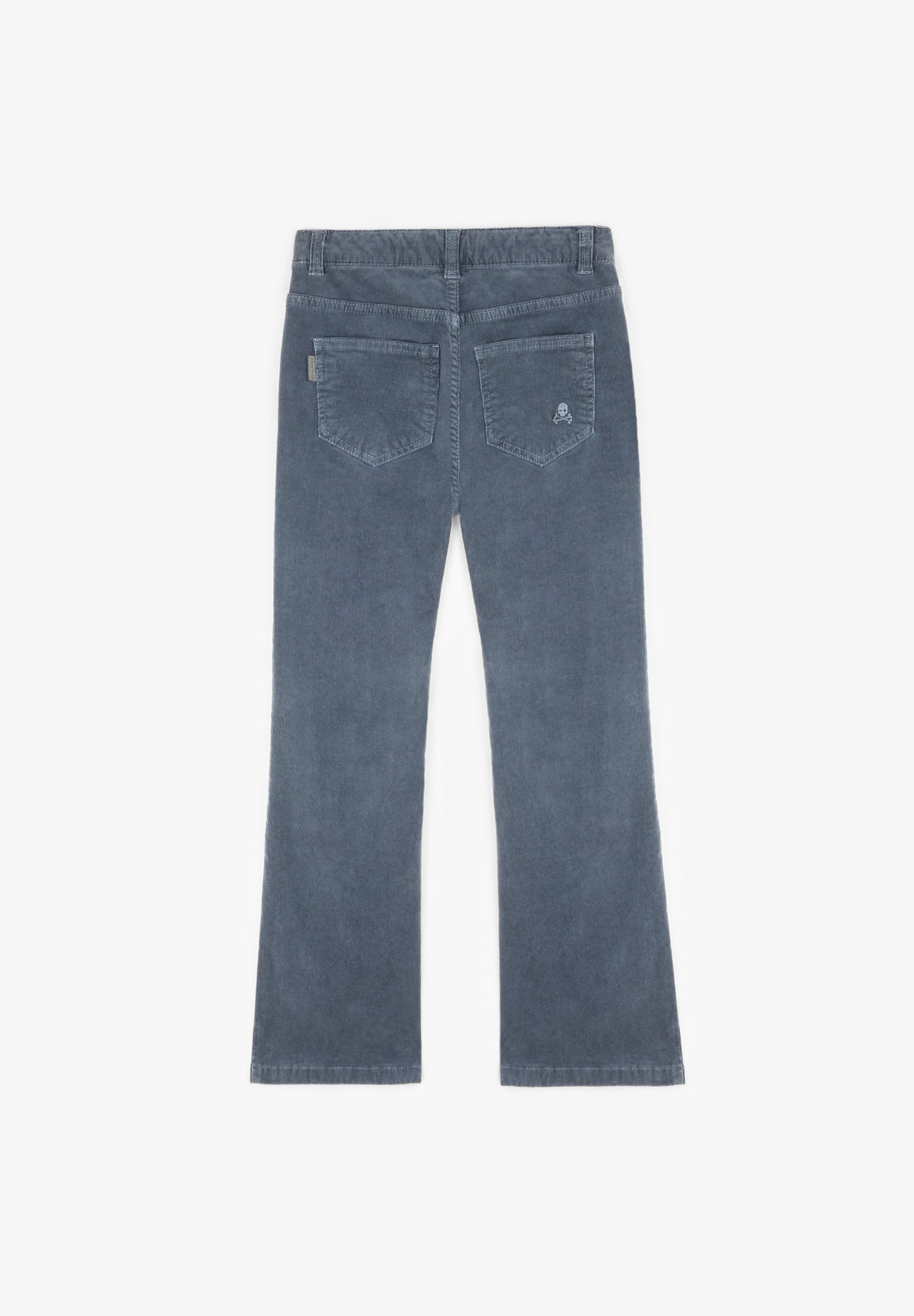 CORDUROY FLARE TROUSERS WITH BUTTONS