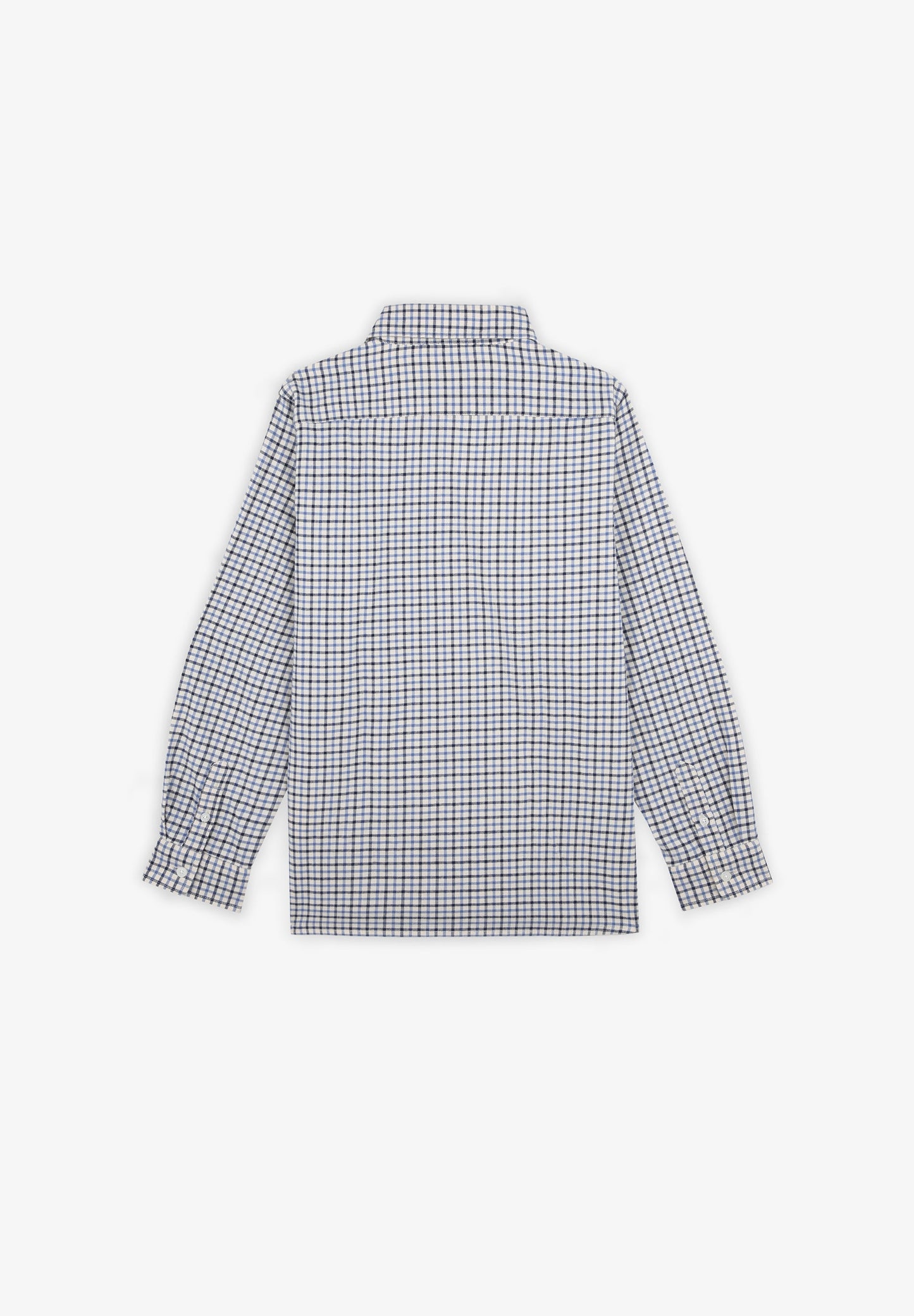 CHECKED SHIRT WITH BUTTON-DOWN COLLAR