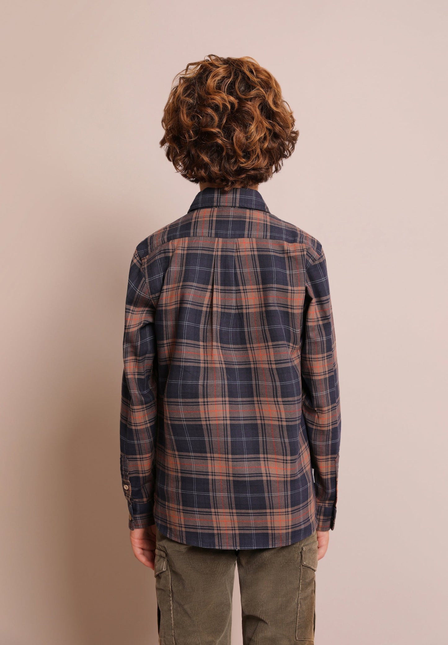 POLO SHIRT WITH WINDOW PANE CHECKS