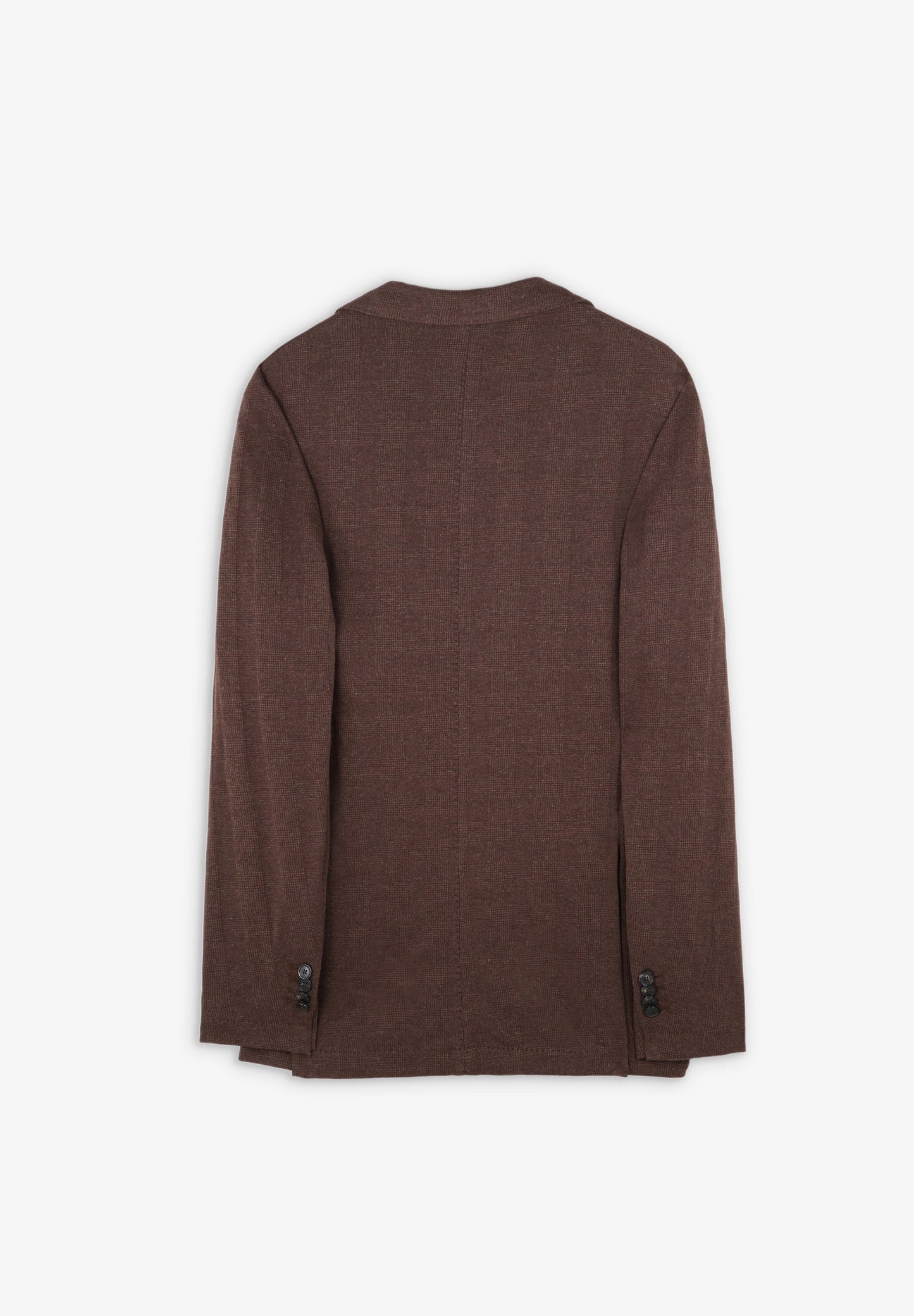 CHECKED COTTON BLAZER