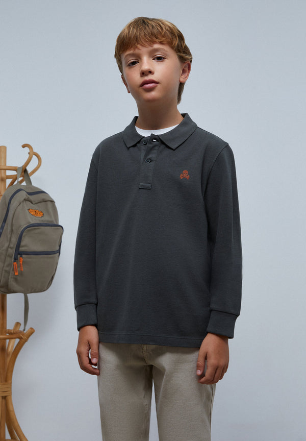 LONG SLEEVE POLO SHIRT