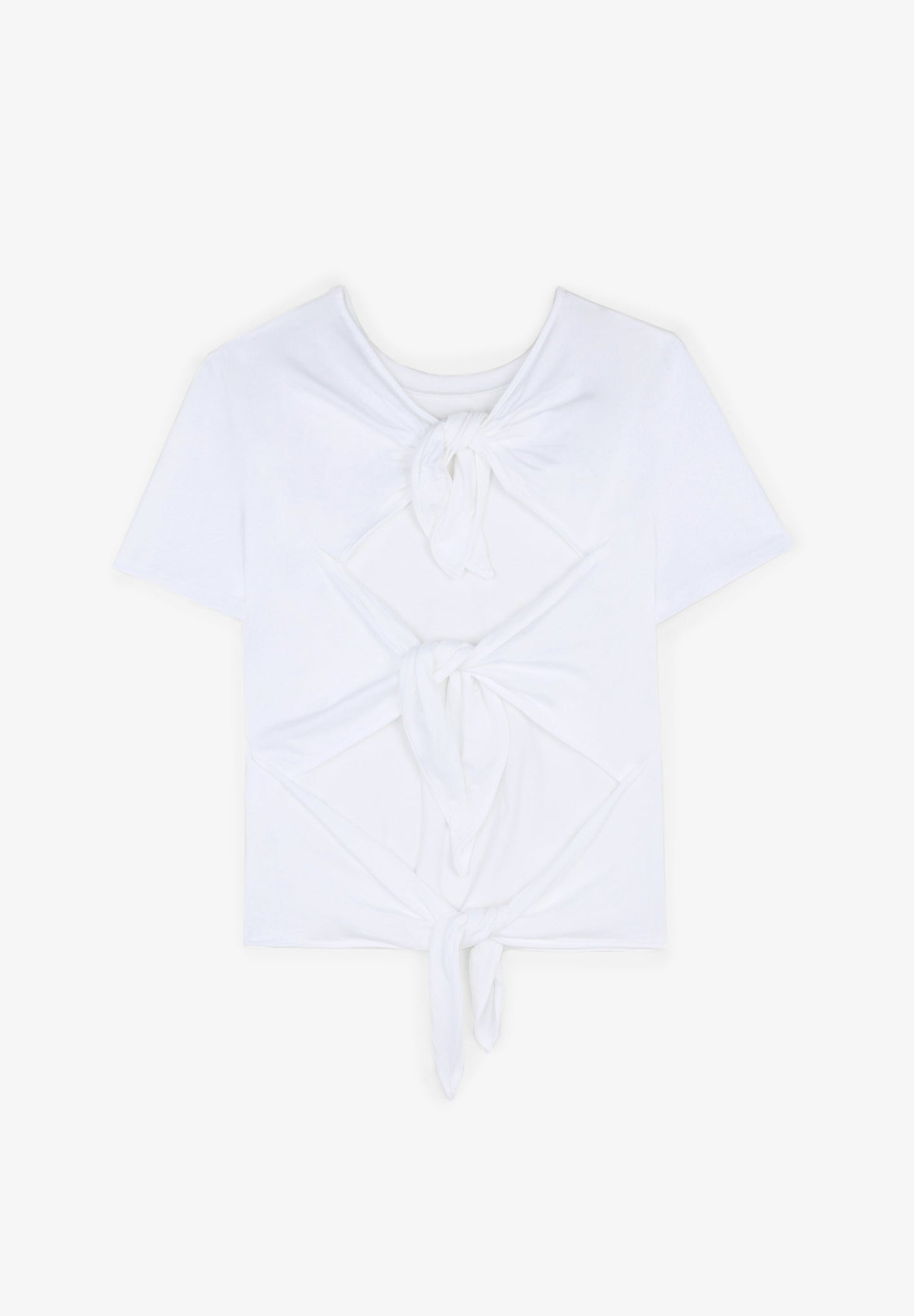 T-SHIRT WITH BACK TIES
