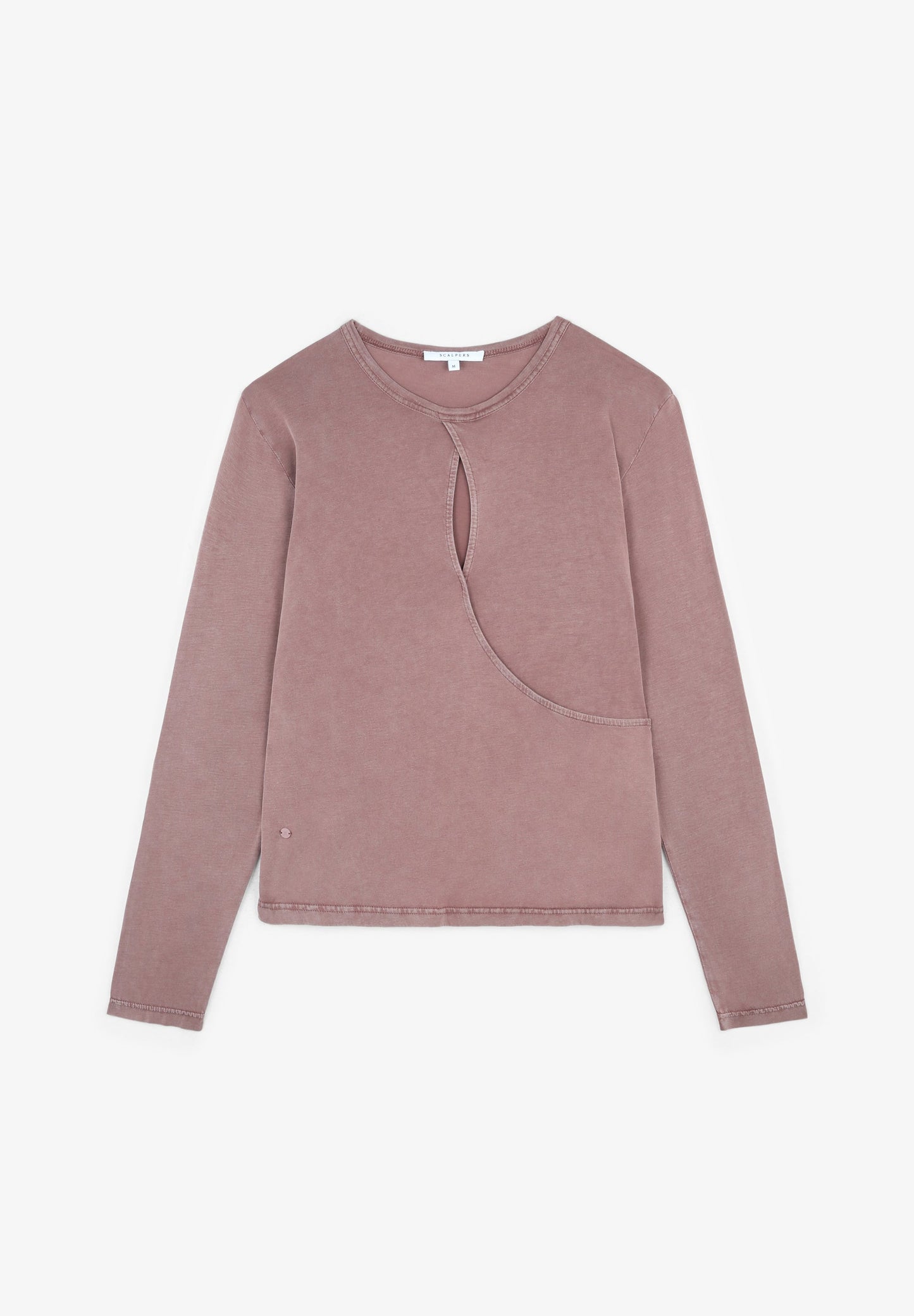 CROSSOVER CUT-OUT T-SHIRT