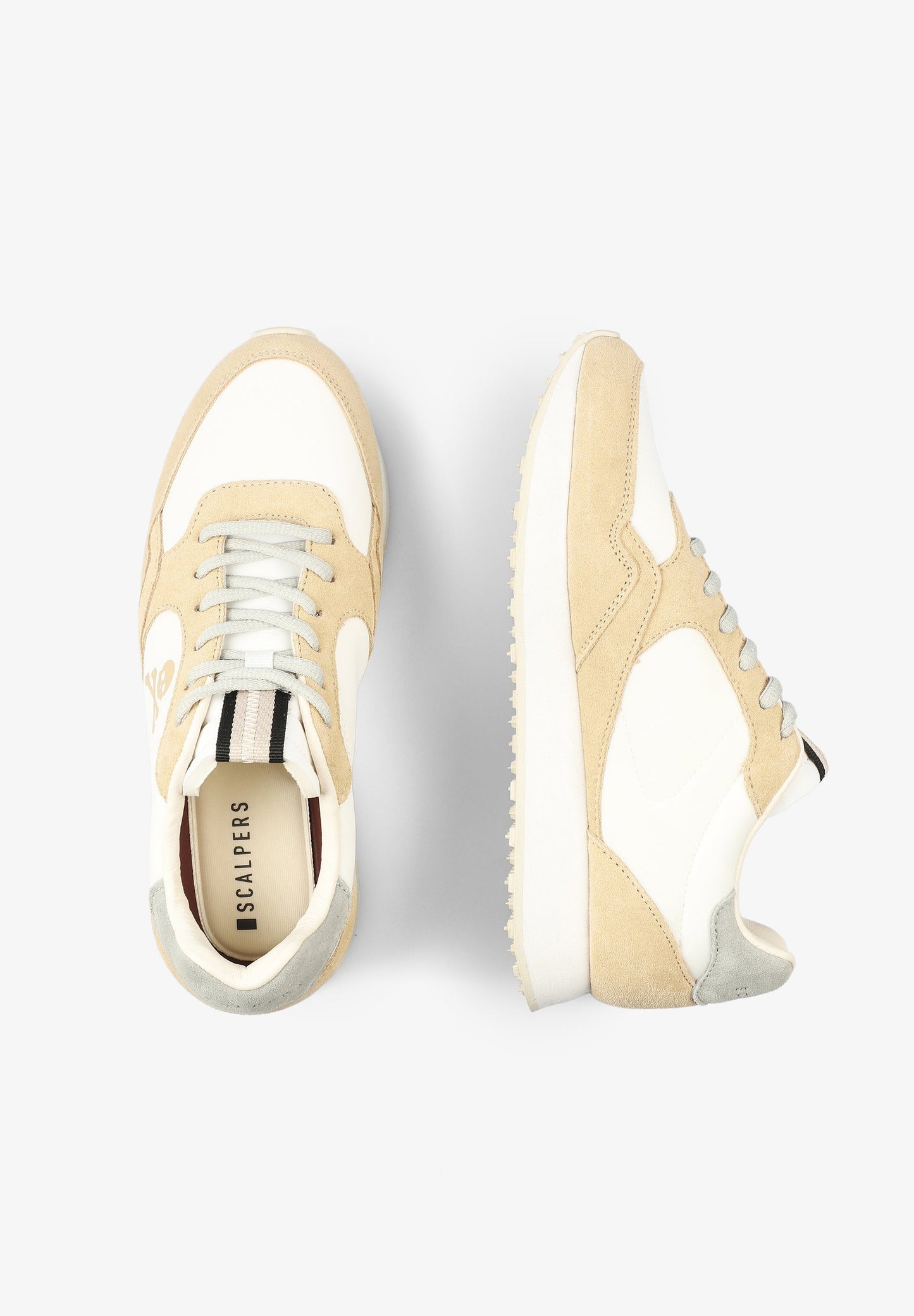 METALLIC SNEAKERS WITH PRONOUNCED SOLE