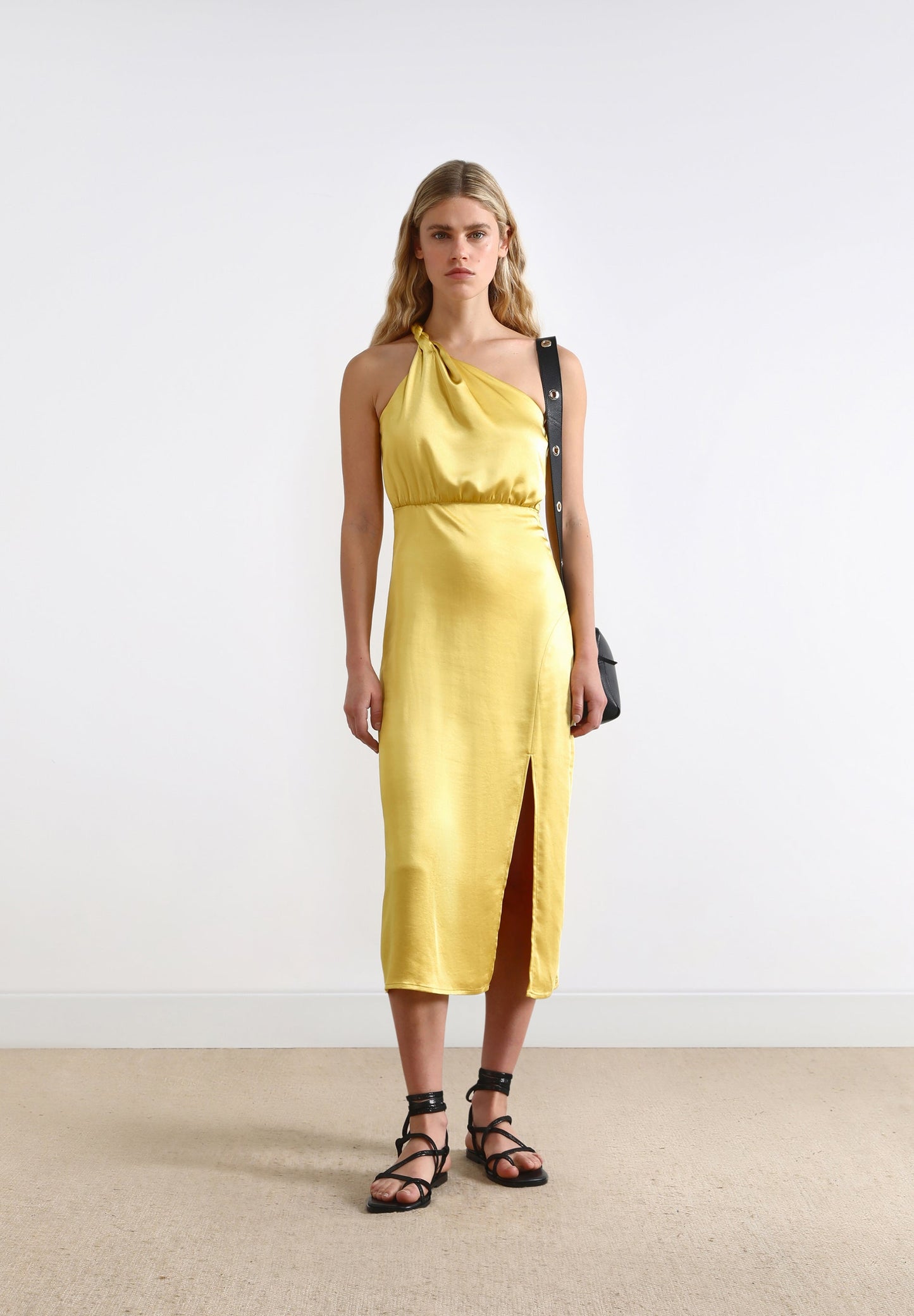 ASYMMETRIC BACK SLIT DRESS