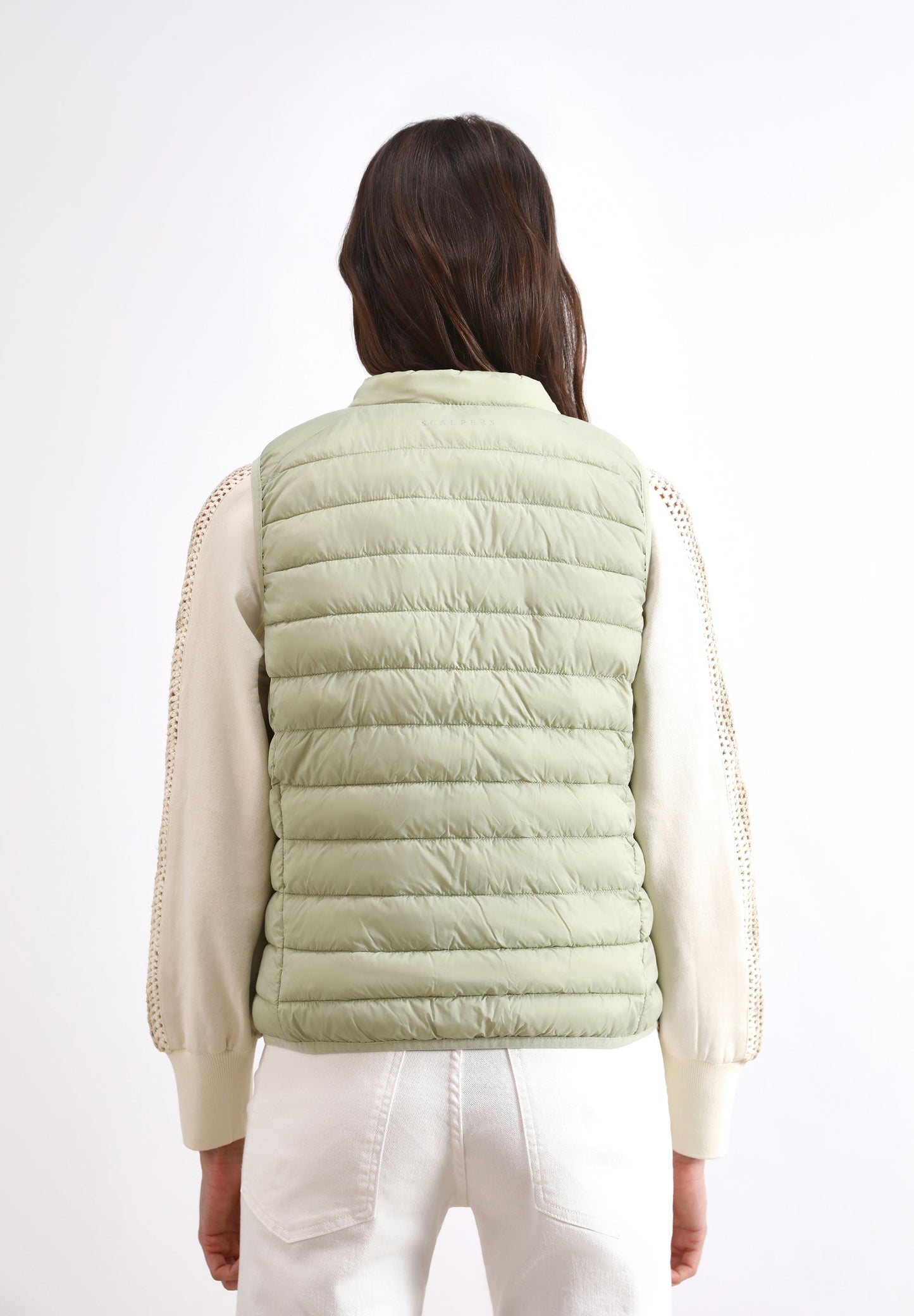 PUFFER VEST WITH SKULL