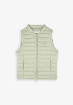PUFFER VEST WITH SKULL