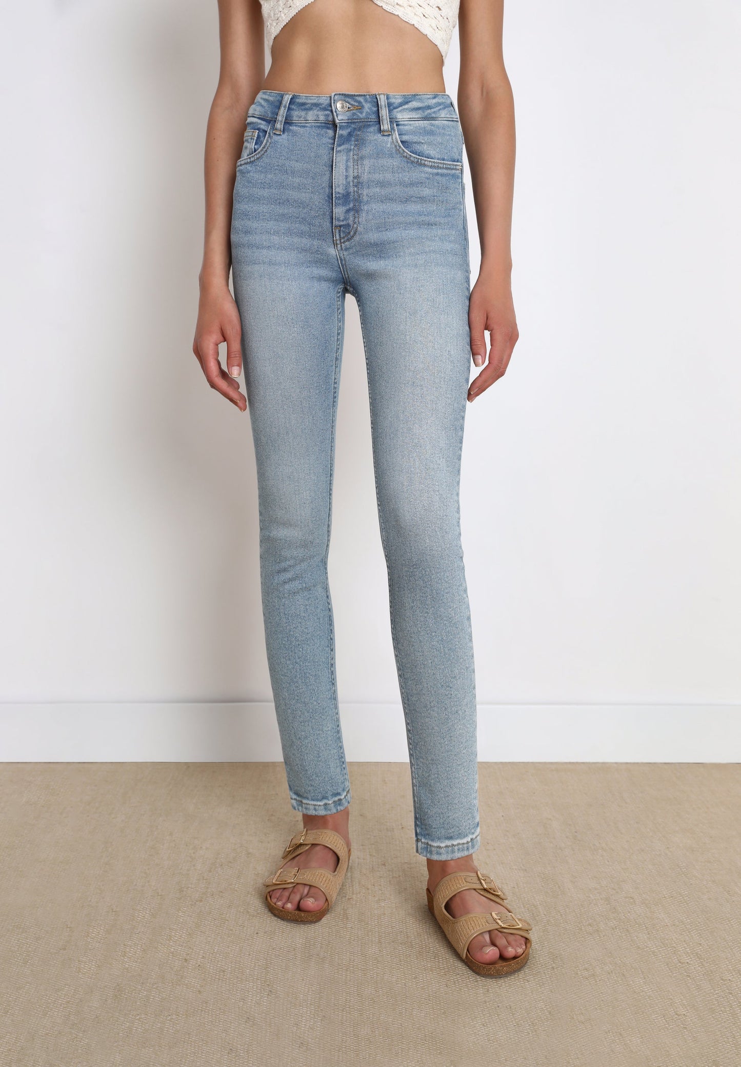 SKINNY ANKLE LENGTH JEANS