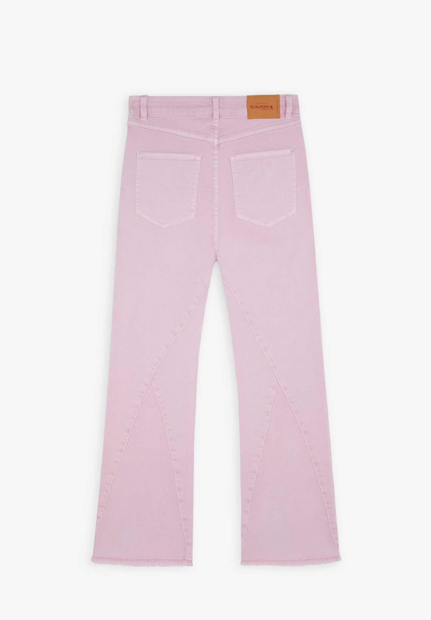 FADED ANKLE FLARED JEANS