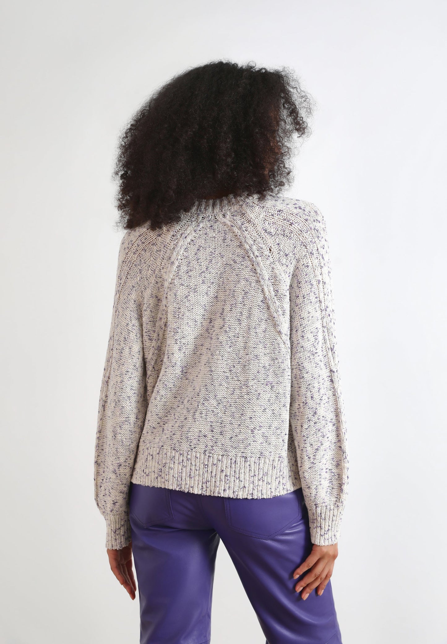 SWEATER WITH SLIT DETAILS