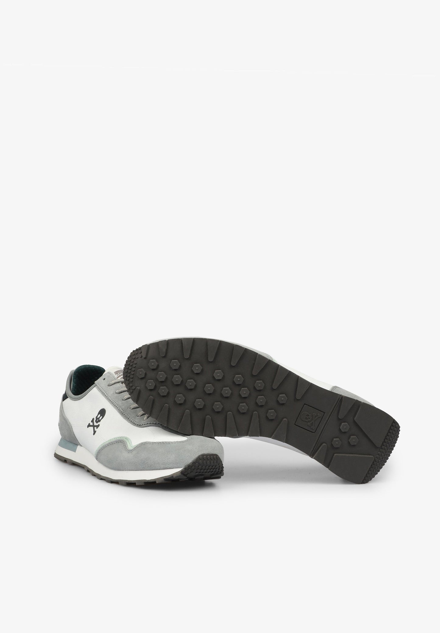 LEATHER AND SUEDE SNEAKERS