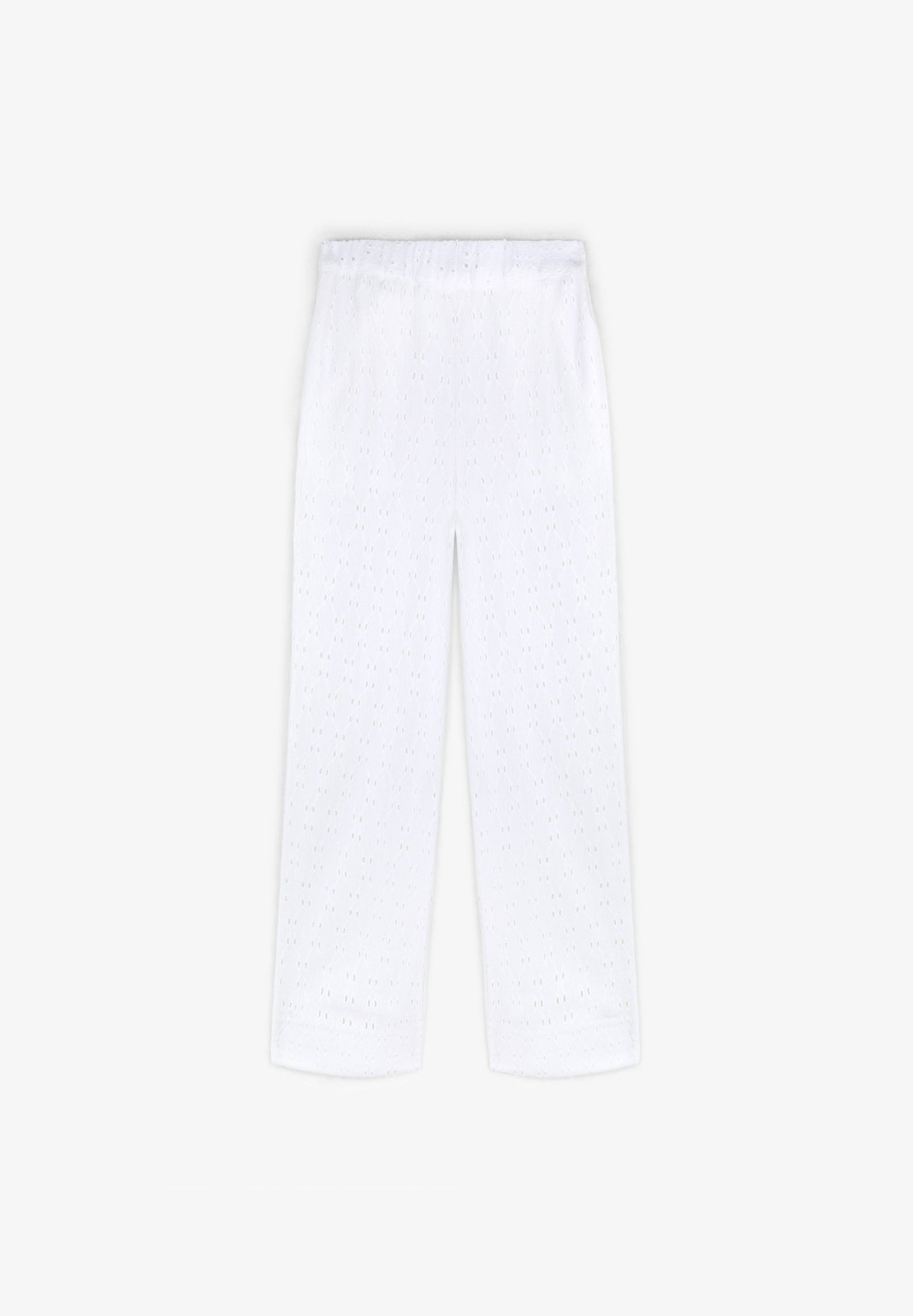 TROUSERS WITH OPENWORK DETAILS