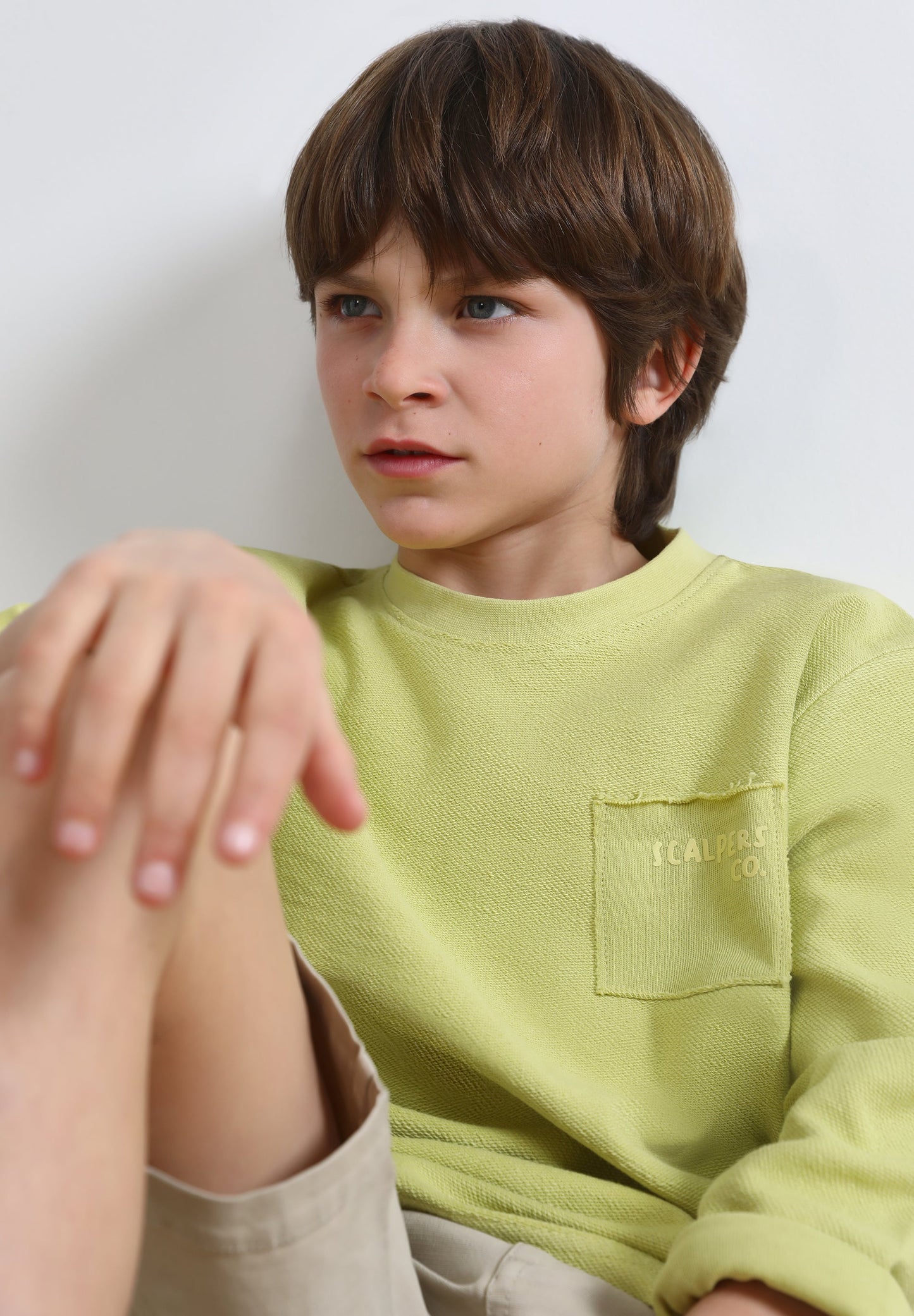 SWEATSHIRT WITH RELIEF SKULL